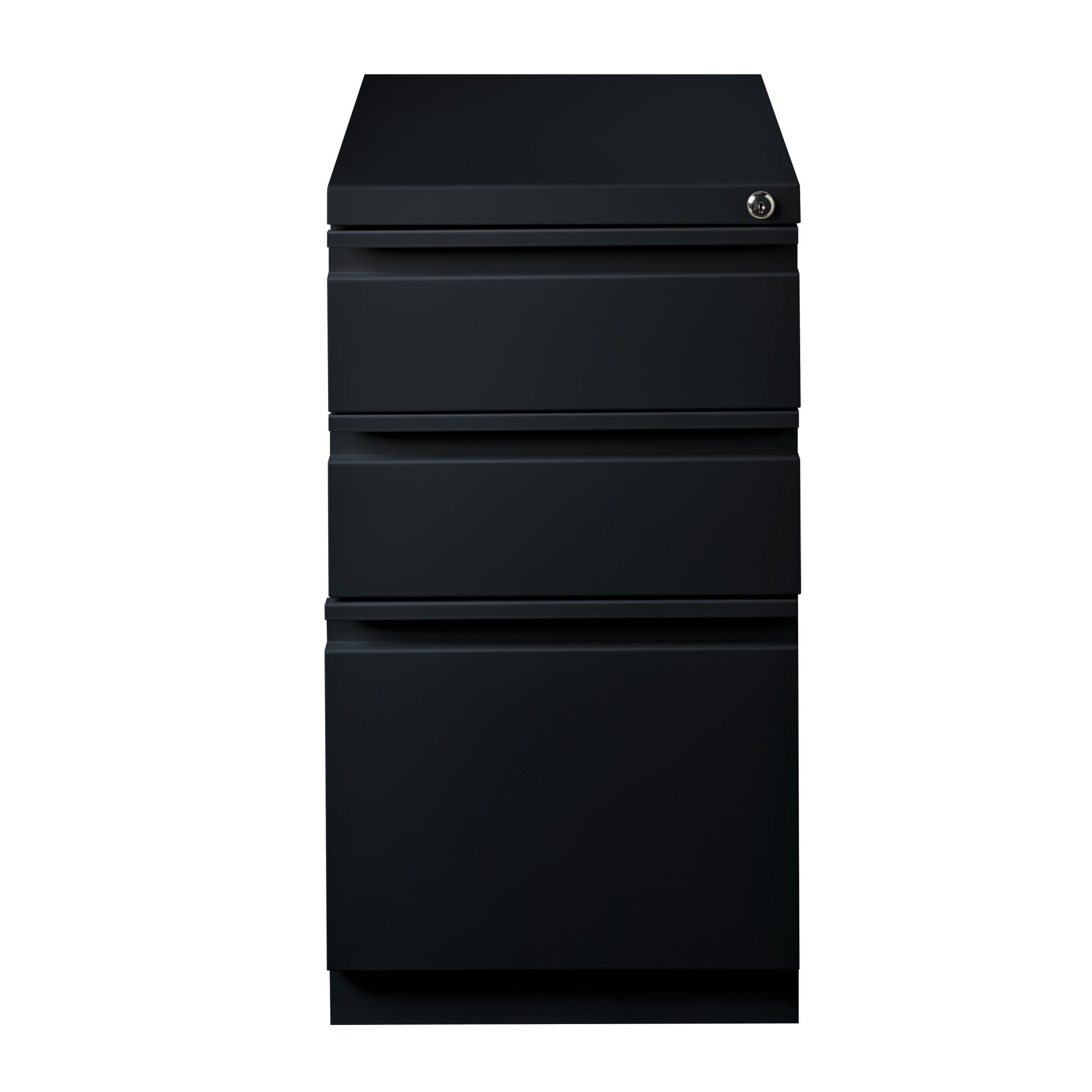 Hirsh 20" Deep Mobile Pedestal File Cabinet 3 Drawer Box-Box-File, Letter Width, Black - Image 18