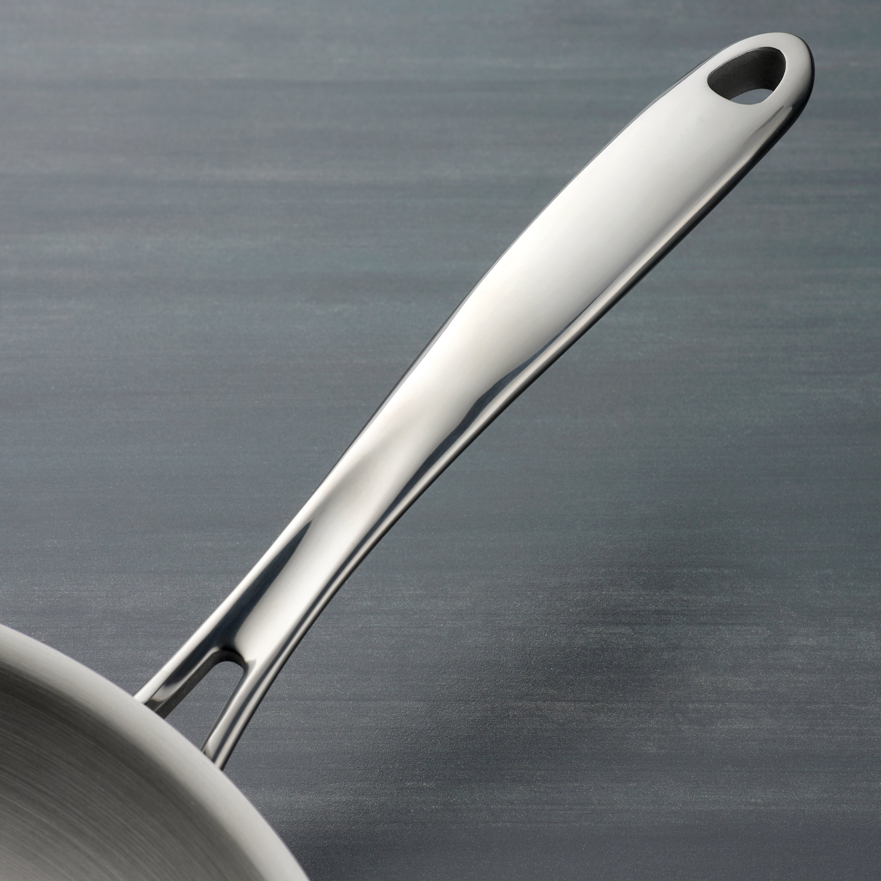 Tri-Ply Clad 4 Qt Covered Stainless Steel Sauce Pan - Image 8