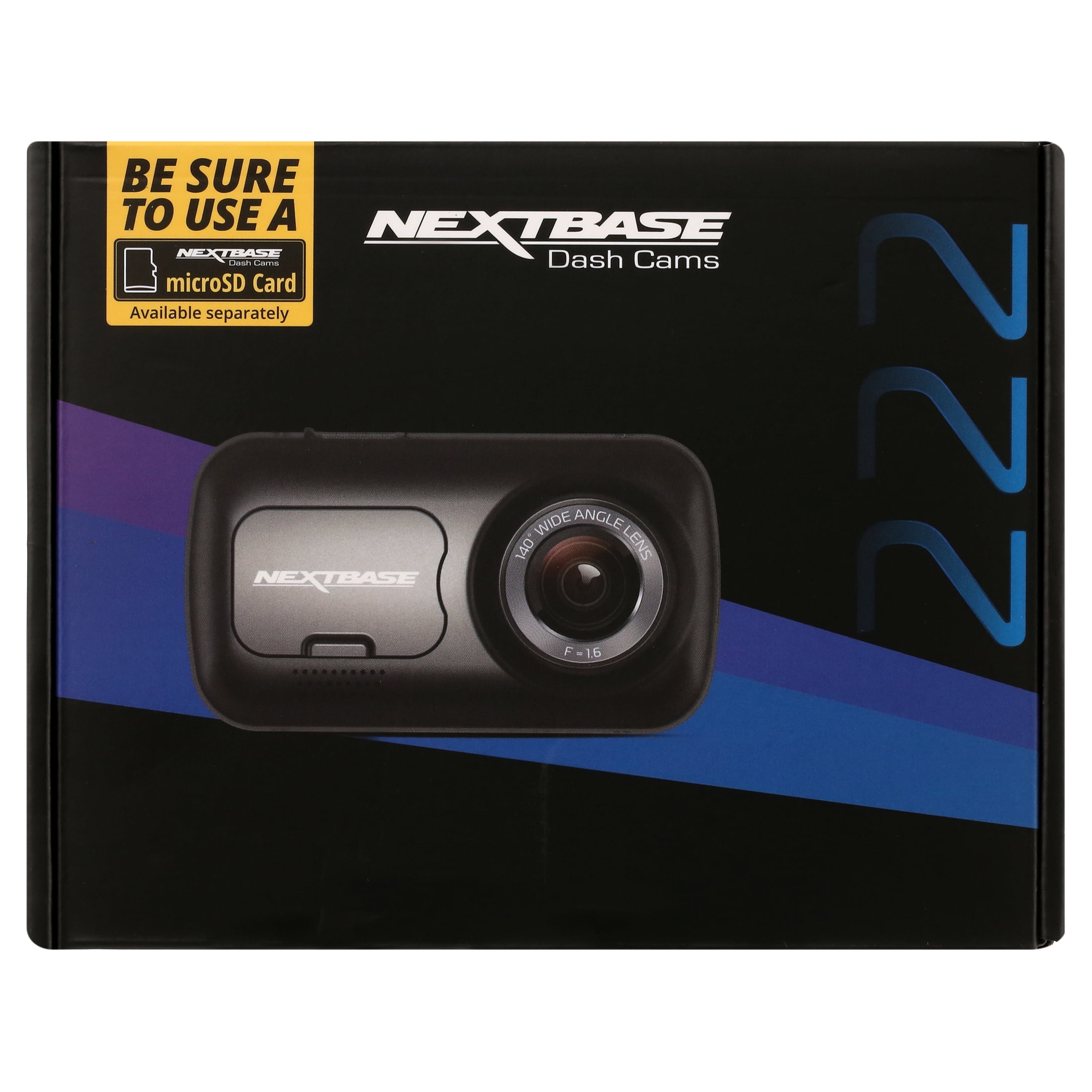 Nextbase 222 Compact Dash Cam in Black 2.5" HD IPS Screen, 1080p Full HD, Intelligent Parking Mode, G Force Sensor, 0.17lbs Assembled. - Image 8