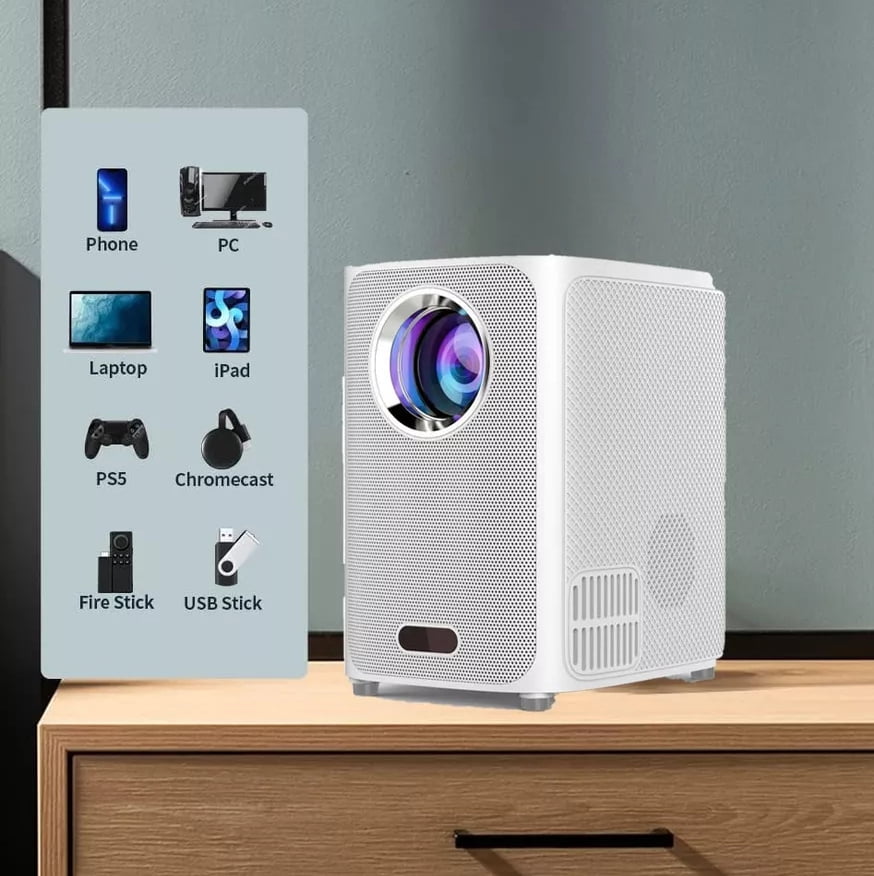 APEMAN LC450 Mini Portable Projector ,LCD Home Theater Support 1080P,120 inch Screen, 50000Hrs - Image 6