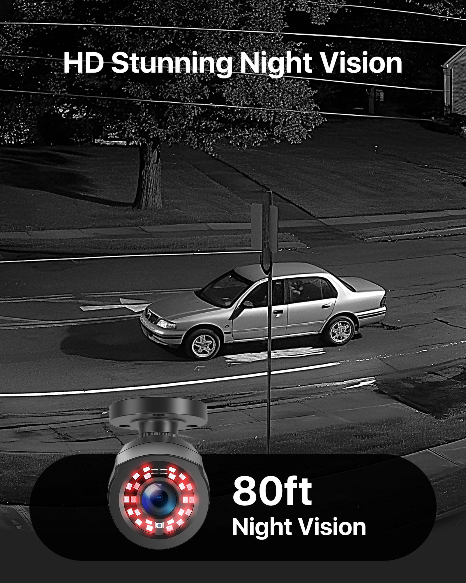 ZOSI H.265+ CCTV Security Cameras System 8CH 5MP Lite CCTV DVR Recorder with 1TB Hard Drive 1920TVL HD Weatherproof Surveillance Cameras with Night Vision, Motion Alert,Remote Access - Image 8