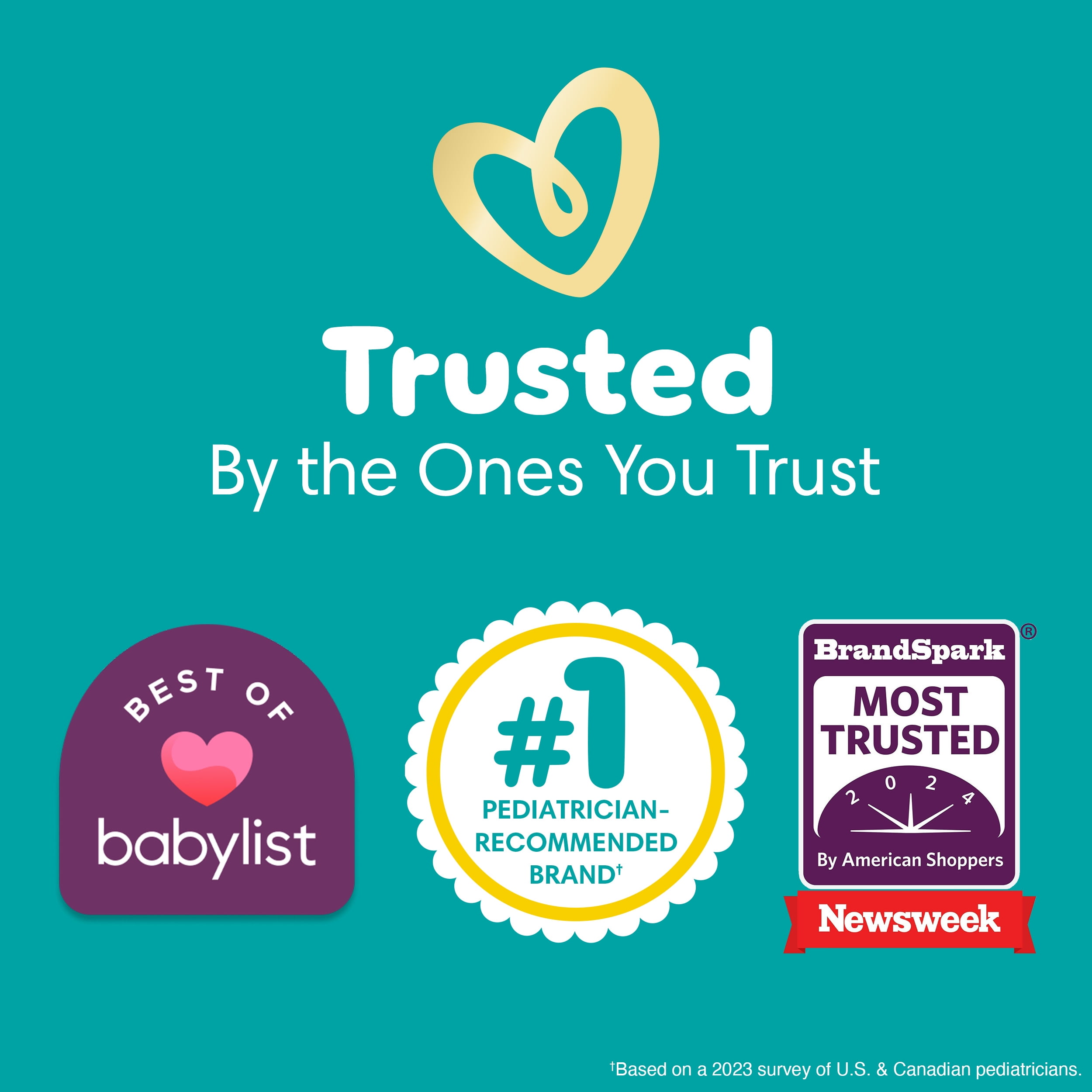 Pampers Swaddlers Wetness Indicator Hypoallergenic Soft Latex and Paraben Free Soft Diapers - Size 1, 164 Count - Image 3