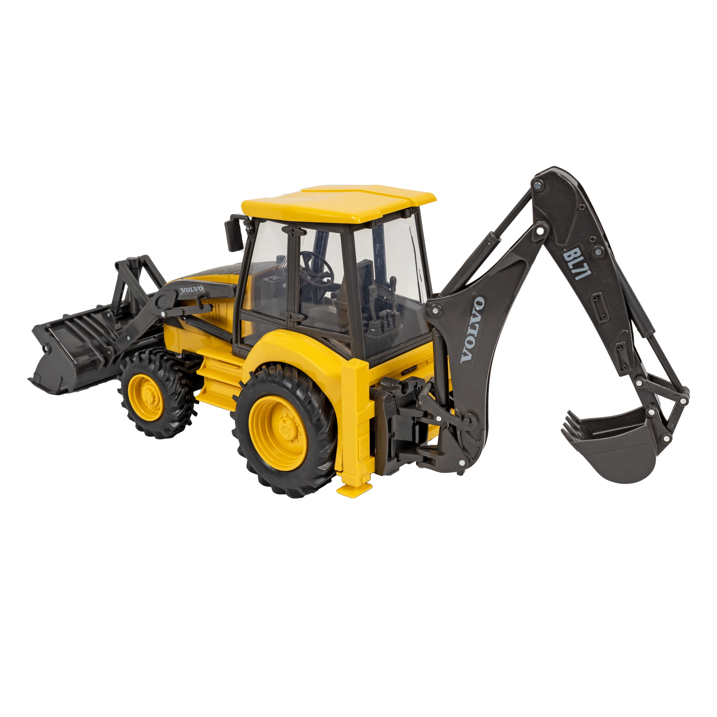 New Ray 1:18 Scale Volvo Remote Controlled Backhoe Loader Age Group 5 Years and up - Image 6
