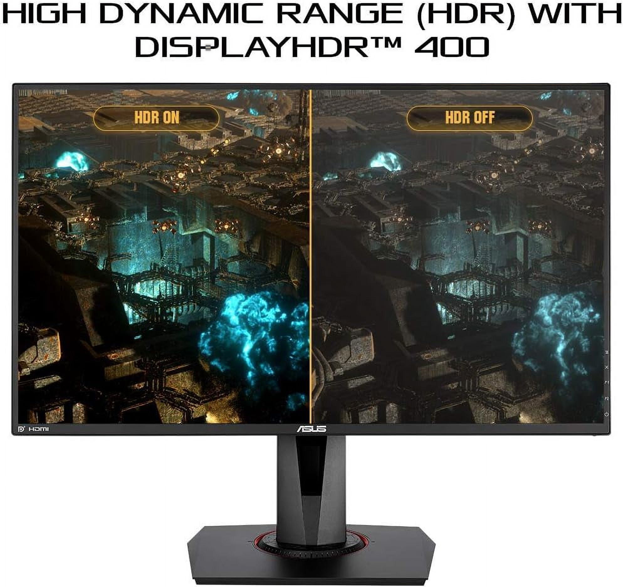 ASUS TUF Gaming VG279QM 27" Full HD 1920 x 1080 1 ms (GTG) 280Hz (Overclocking) 2 x HDMI, DisplayPort G-SYNC ELMB SYNC HDR Built-in Speakers LED Backlit Height Adjustable IPS Gaming Monitor - Image 3