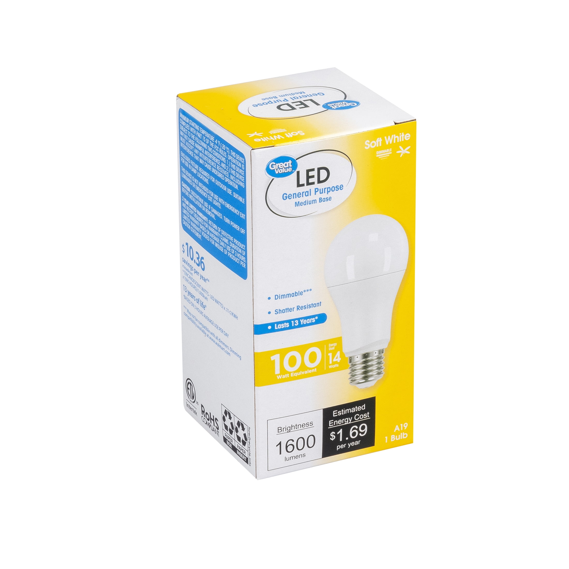 Mainstays 52" Indoor/Outdoor Oil Rubbed Bronze 5 Blade Reverse Airflow Ceiling Fan, 1 LED Bulb - Image 6