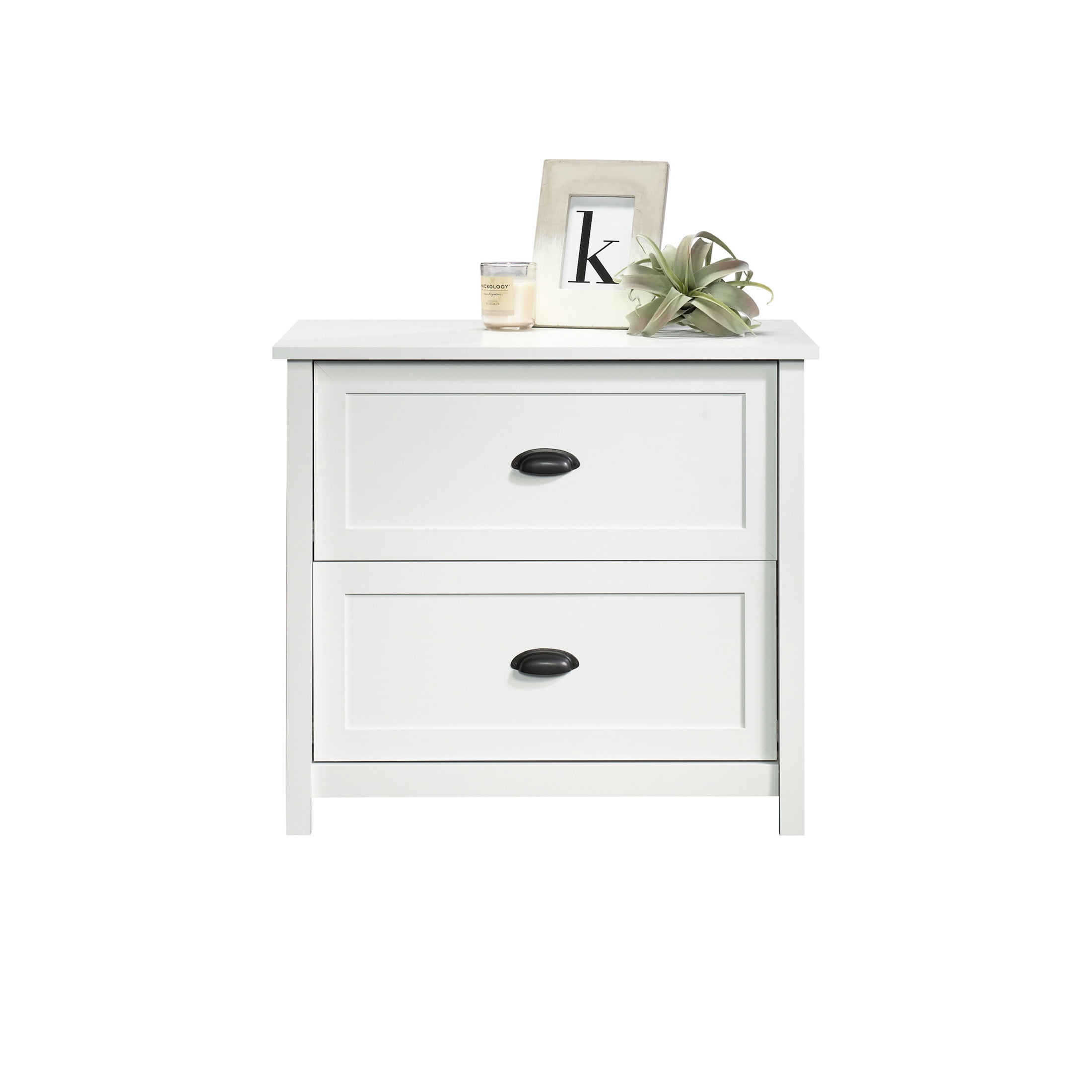 Sauder County Line 2-Drawer Lateral File Cabinet, Soft White Finish - Image 5