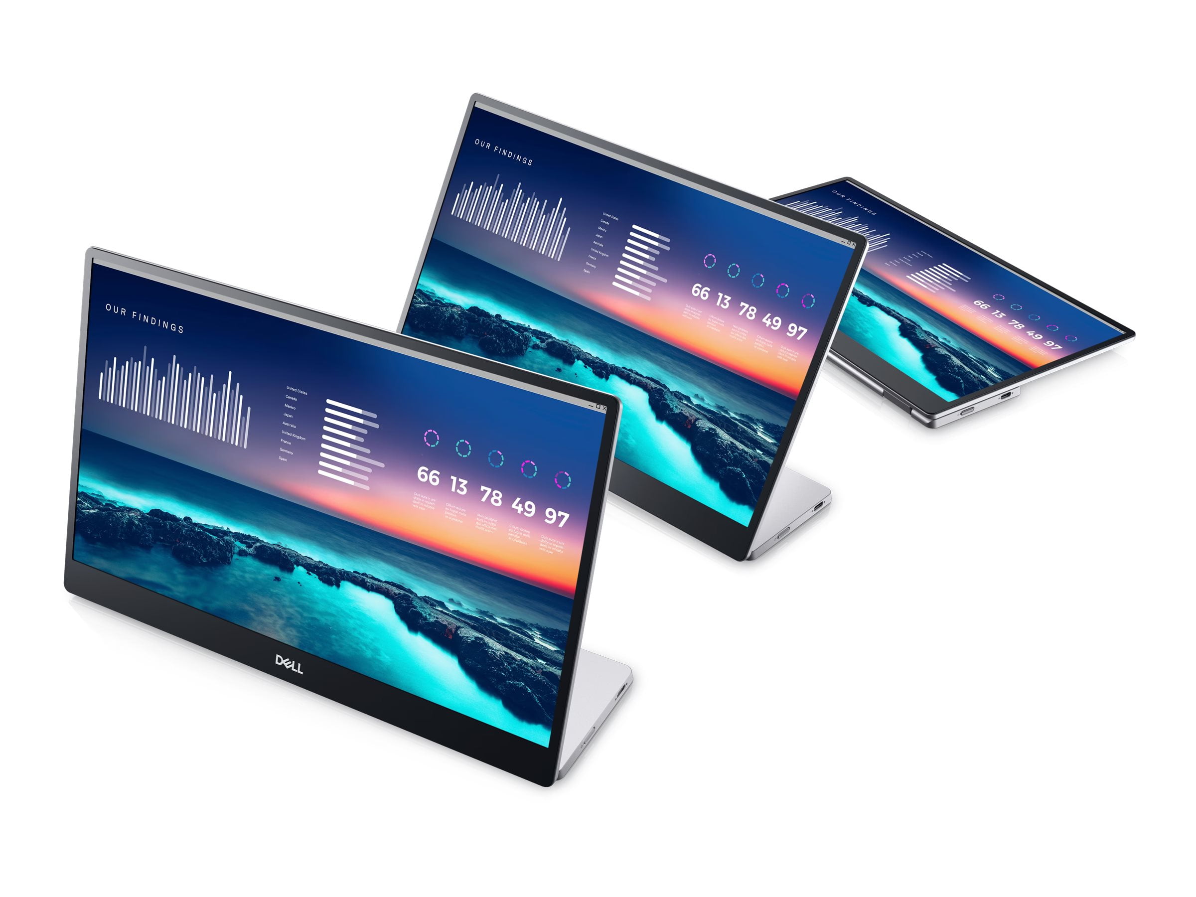 Dell P1424H 14 Class Full HD LED Monitor - 16:9 - Black" DELLP1424H - Image 8