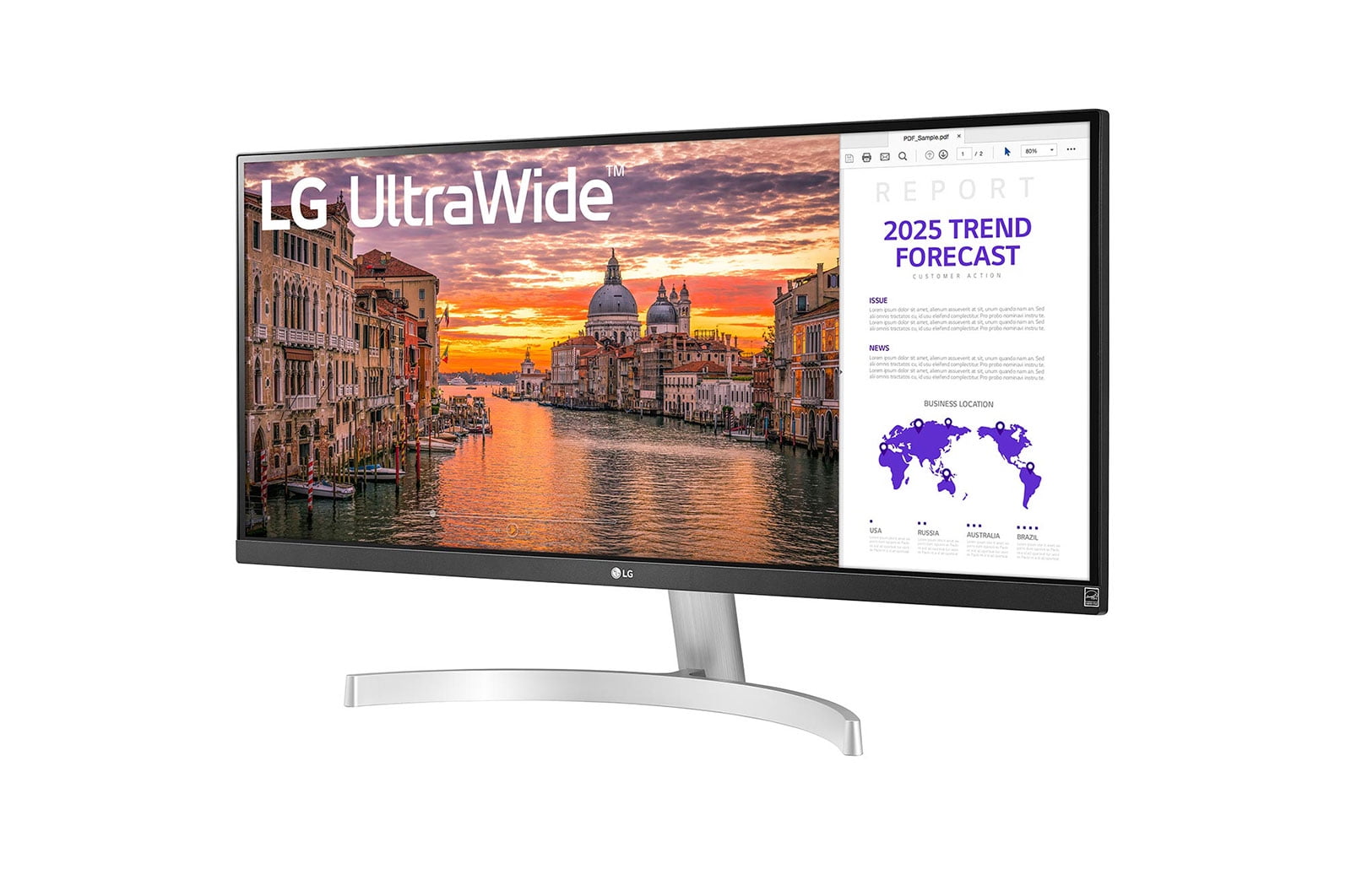 LG 29” UltraWide Full HD (2560 x 1080) IPS Display with FreeSync - 29WN600-W - Image 9