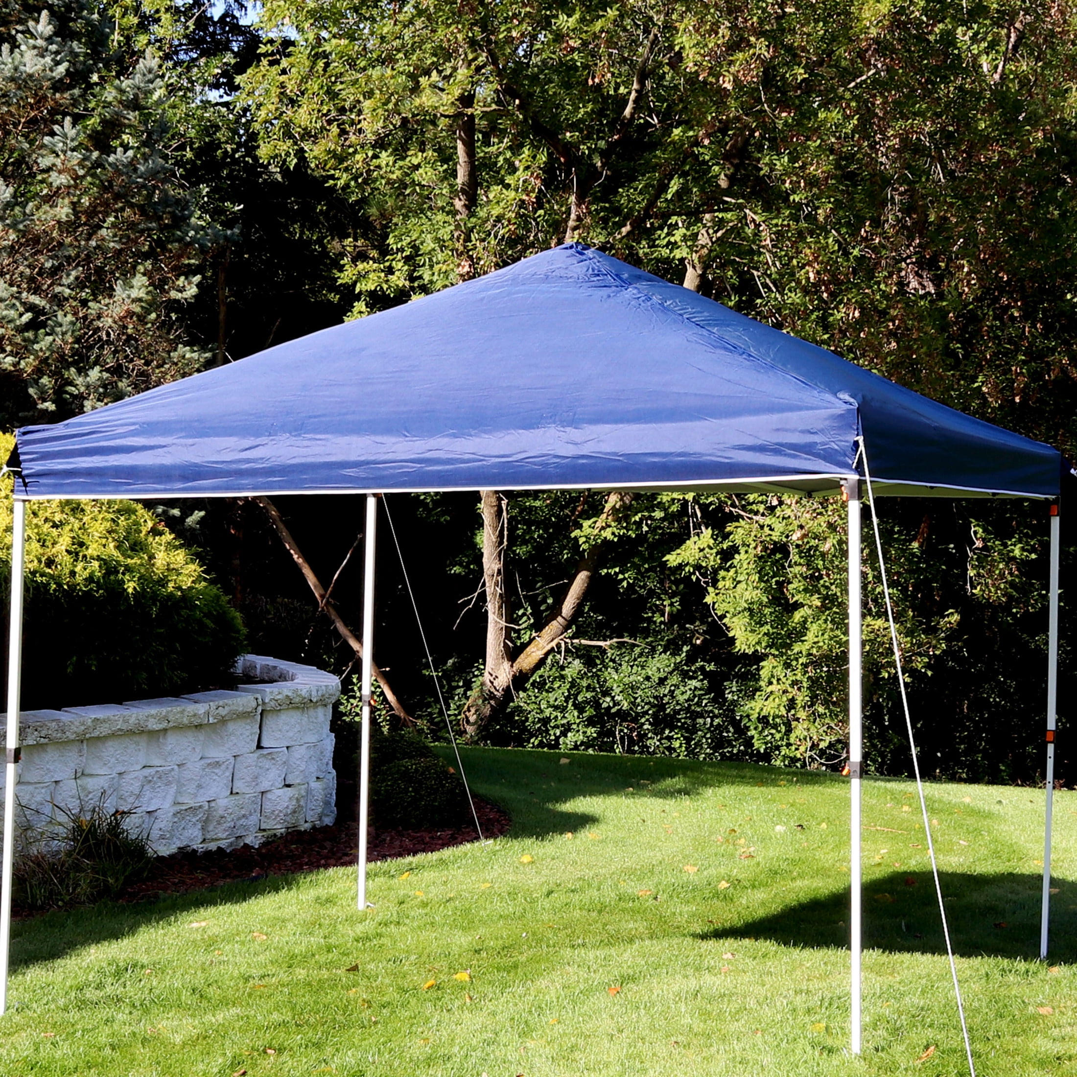 Sunnydaze 10' x 10' Blue Solid Standard Pop-Up Canopy Shade - Image 13