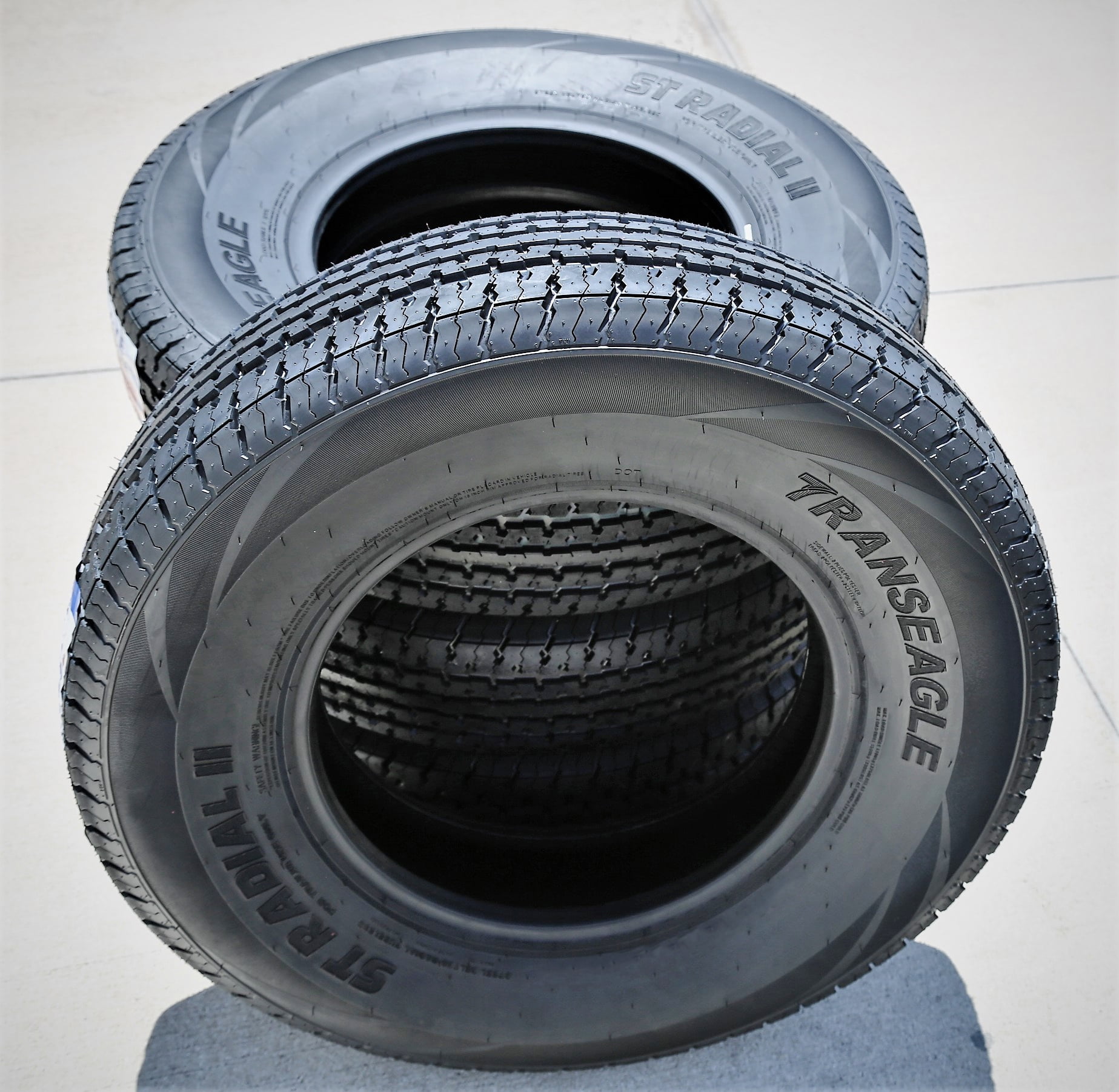 Transeagle ST Radial II Steel Belted ST225/75R15 225/75R15 117/112L E 10 Ply Trailer Tire - Image 5