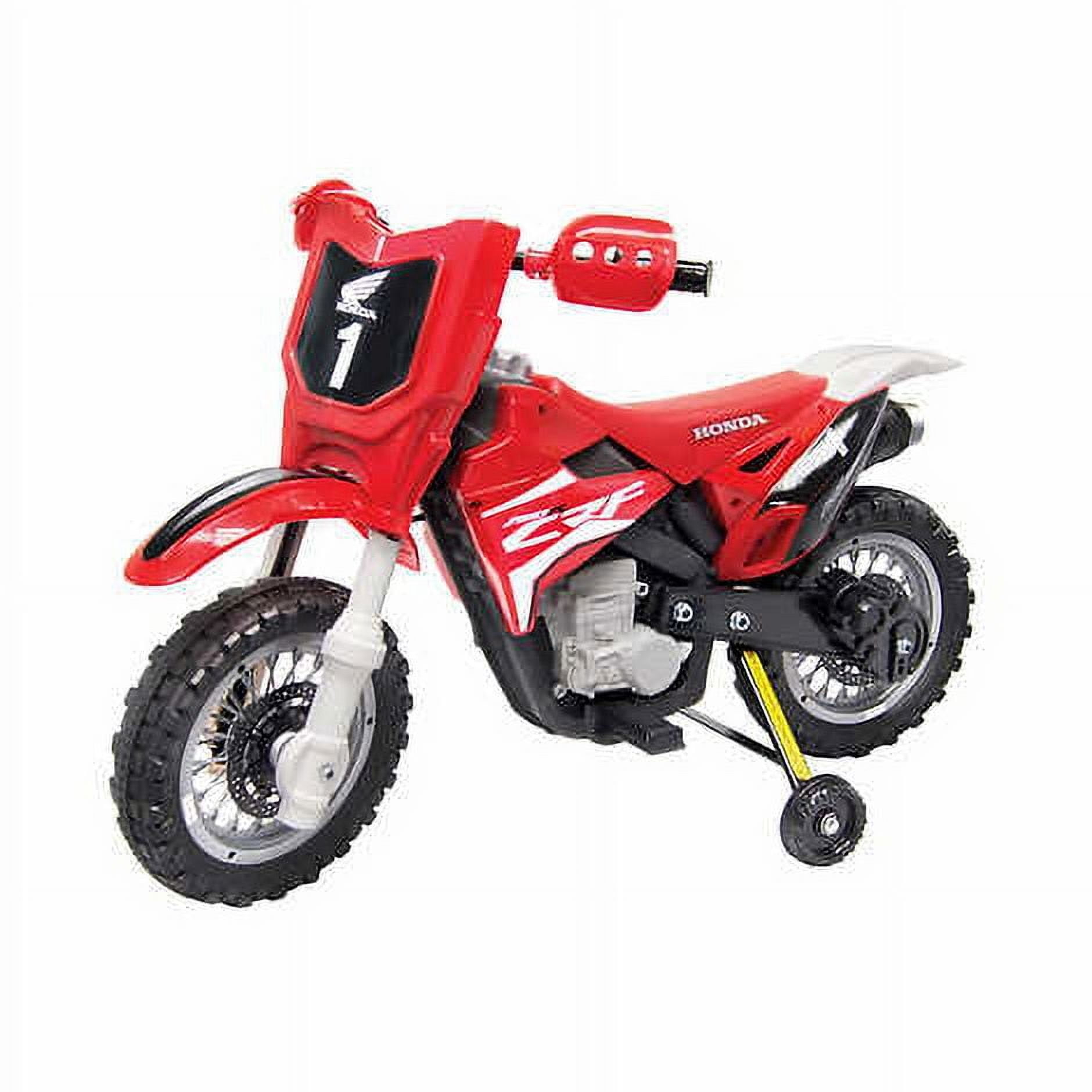 BEST RIDE ON CARS Honda CRF250R Dirt Bike 6V Red - Image 7