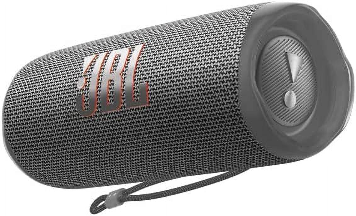 JBL Flip 6 Waterproof Wireless Bluetooth Portable Speaker, Megen Hardshell Case, Gray - Image 5