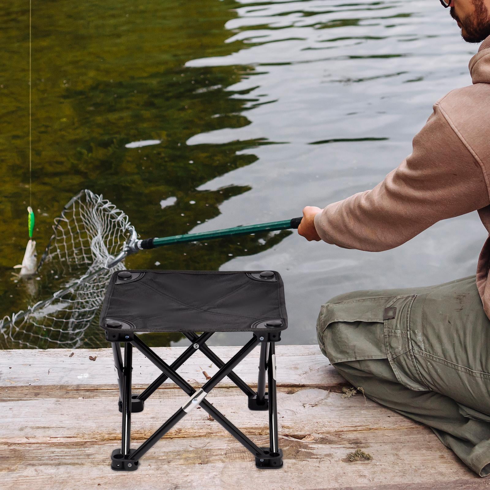 Foldable Footstool Camping Chair Foot Stool for Lounge Walking Hiking Travel Style B - Image 6