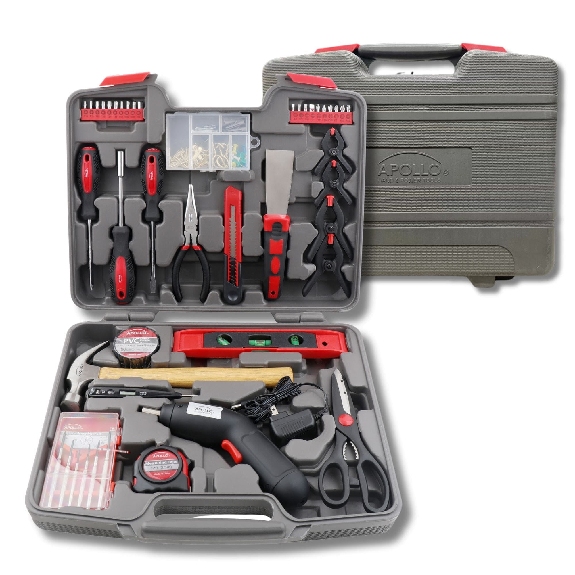 144 Piece Household Tool Kit with 4.8V Cordless Screwdriver - DT8422 - Image 10