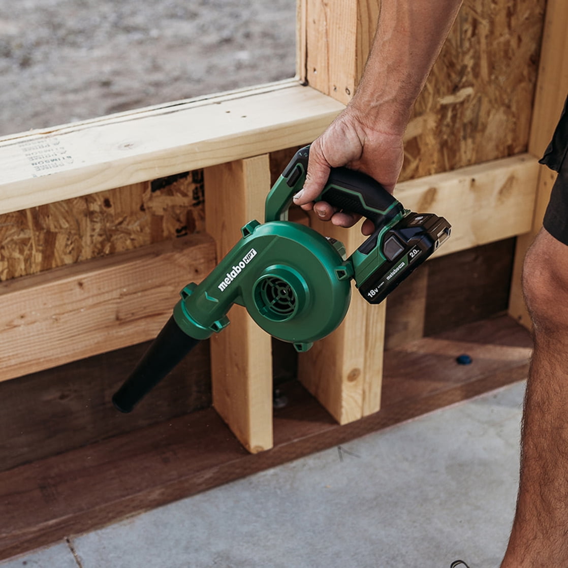 Metabo HPT 18V MultiVolt Cordless Compact Blower, Powerful 124 CFM Air Volume, Maximum Air Velocity 213 MPH, Lightweight Design, Variable Speed Trigger, Lock-On Switch, Tool Body Only, RB18DCQ4 - Image 6