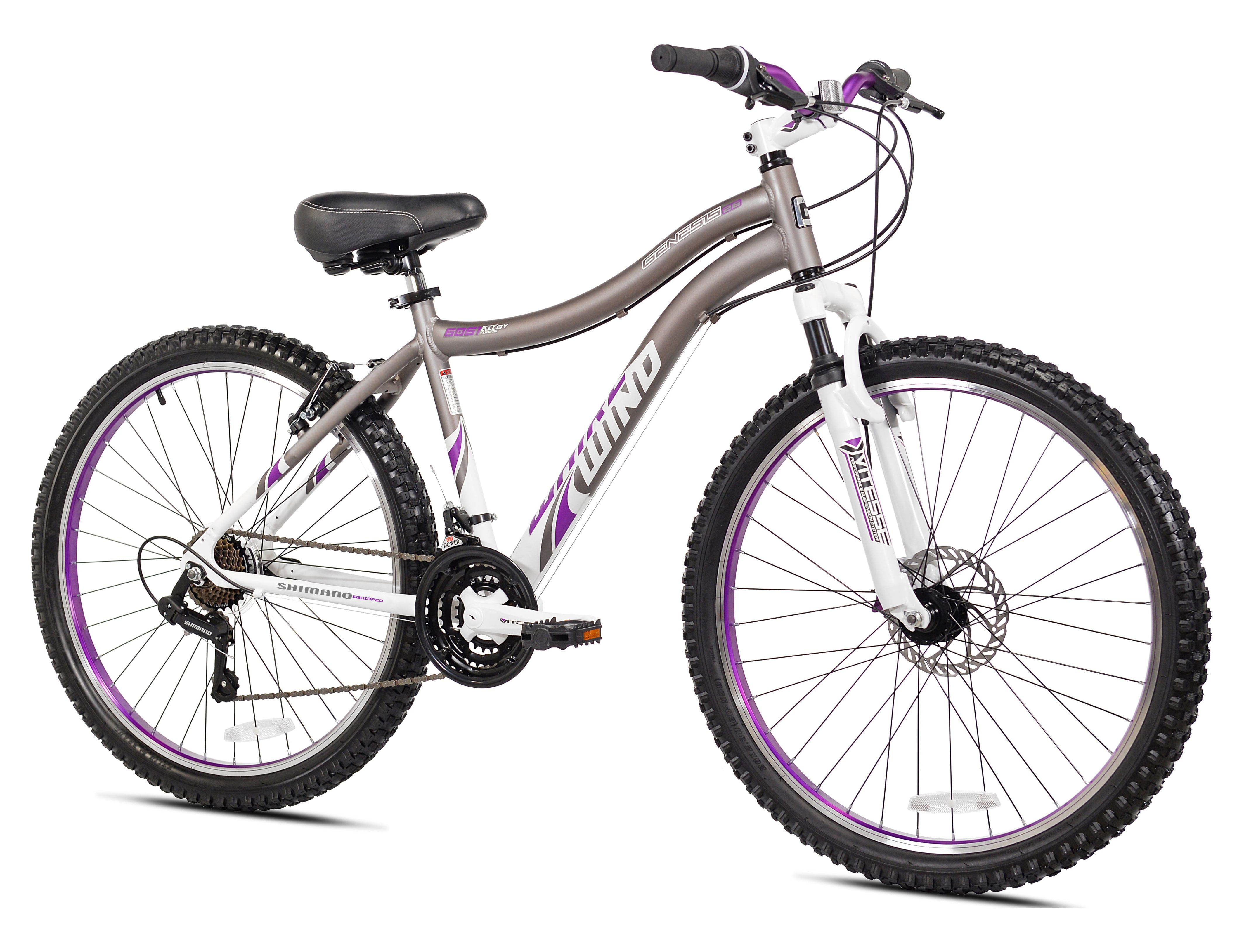 26" Genesis Whirlwind Mountain Bike, 26" Wheels, Adults Age 14+, Gray - Image 5