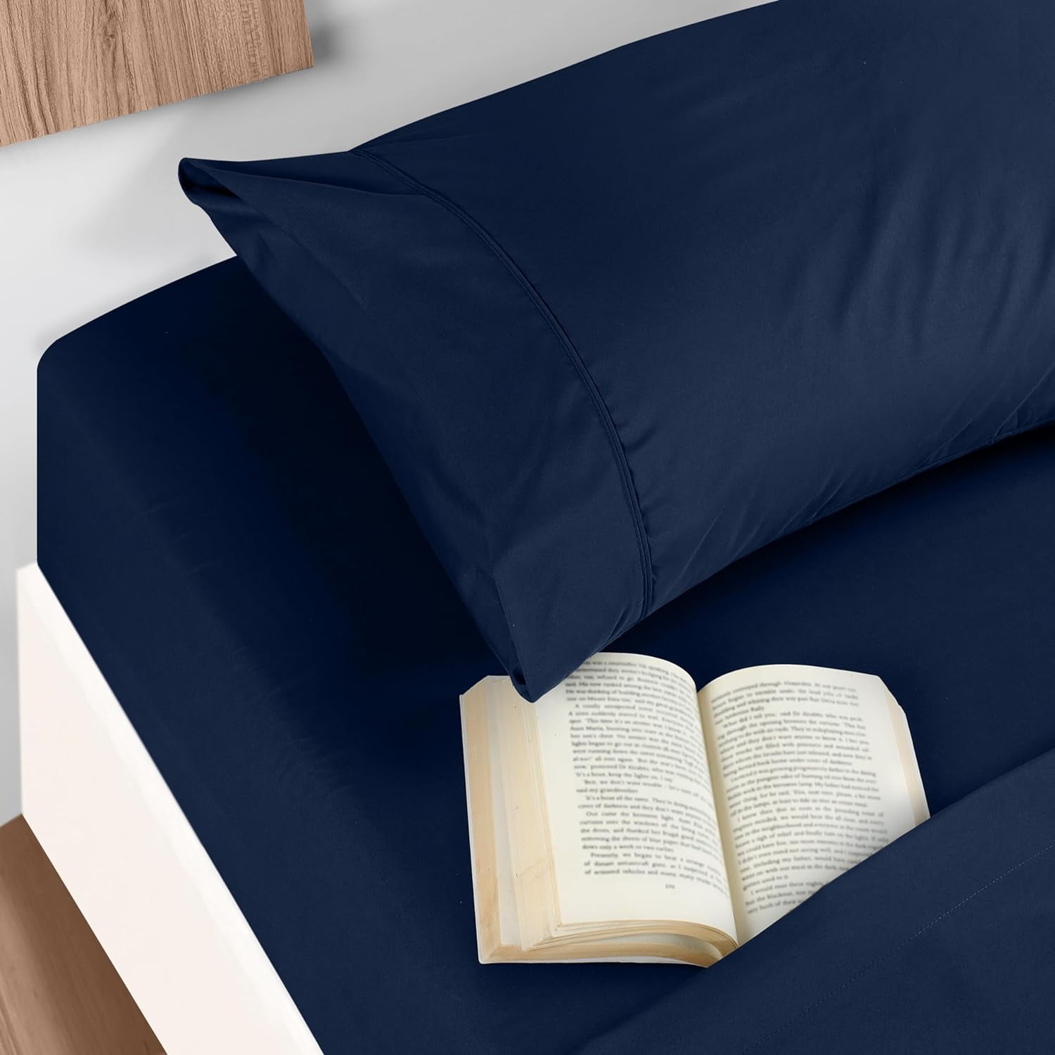 4 Piece Bedding Queen Sheet Set - Brushed Microfiber - Soft Bed Sheets for Queen Size Bed Set - Image 6