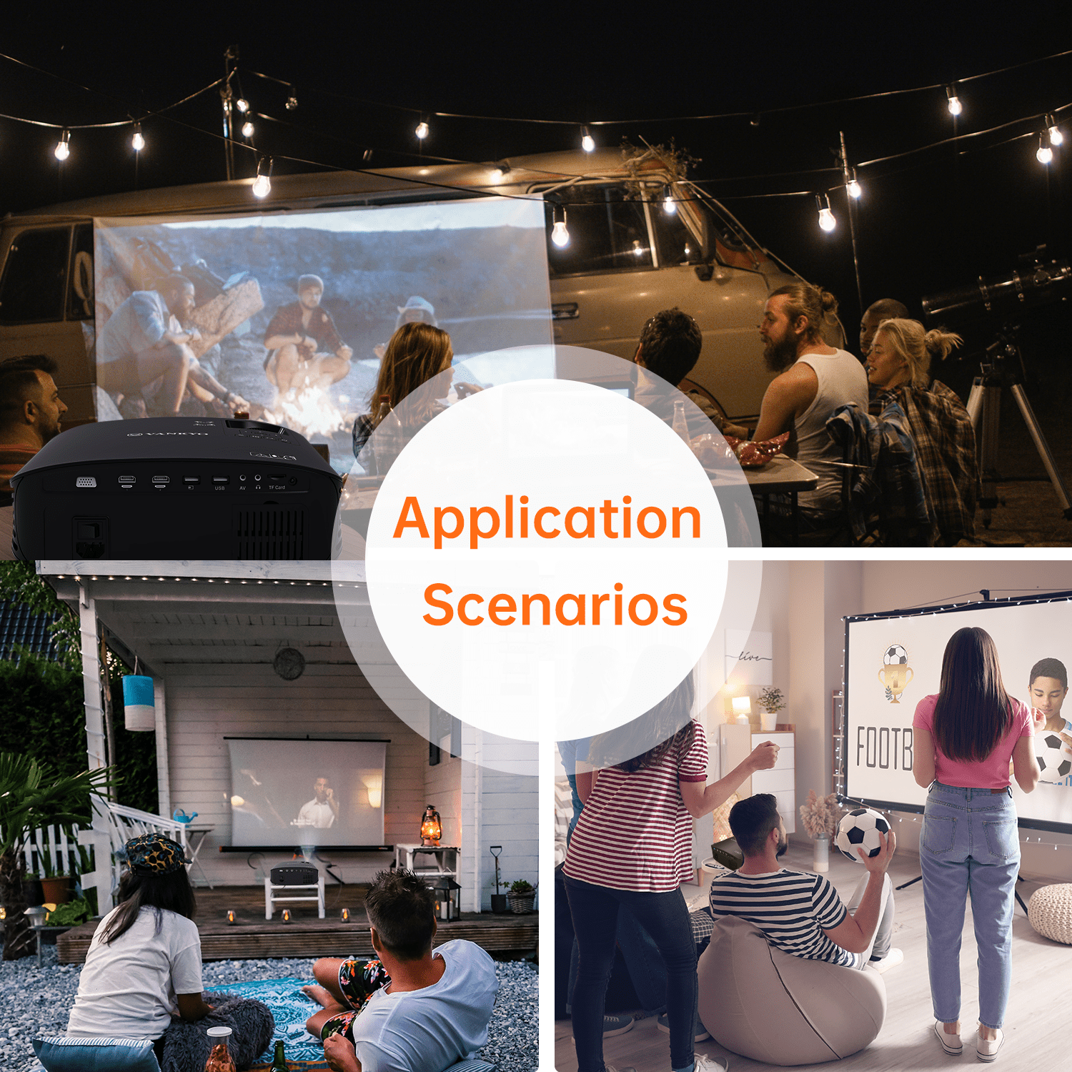 VANKYO Leisure 510W HD Projector, Portable Movie, Wireless connection Projector, with Built-in Office Software - Image 3