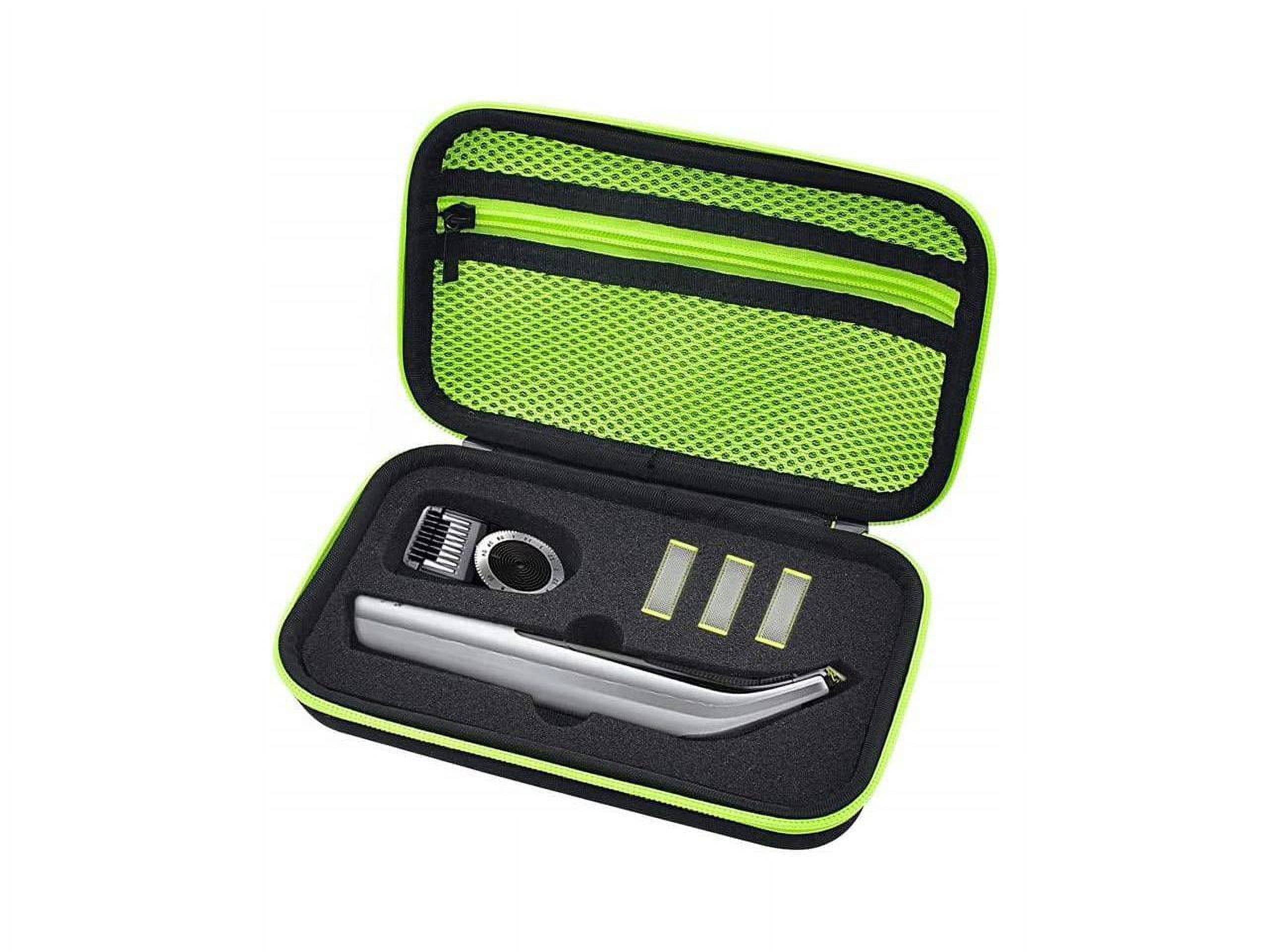 Philips Norelco Oneblade Hybrid Electric Beard Trimmer and Shaver Kit, Electric Razor for Men + NeeGo Case for Philips Norelco One Blade - Image 5