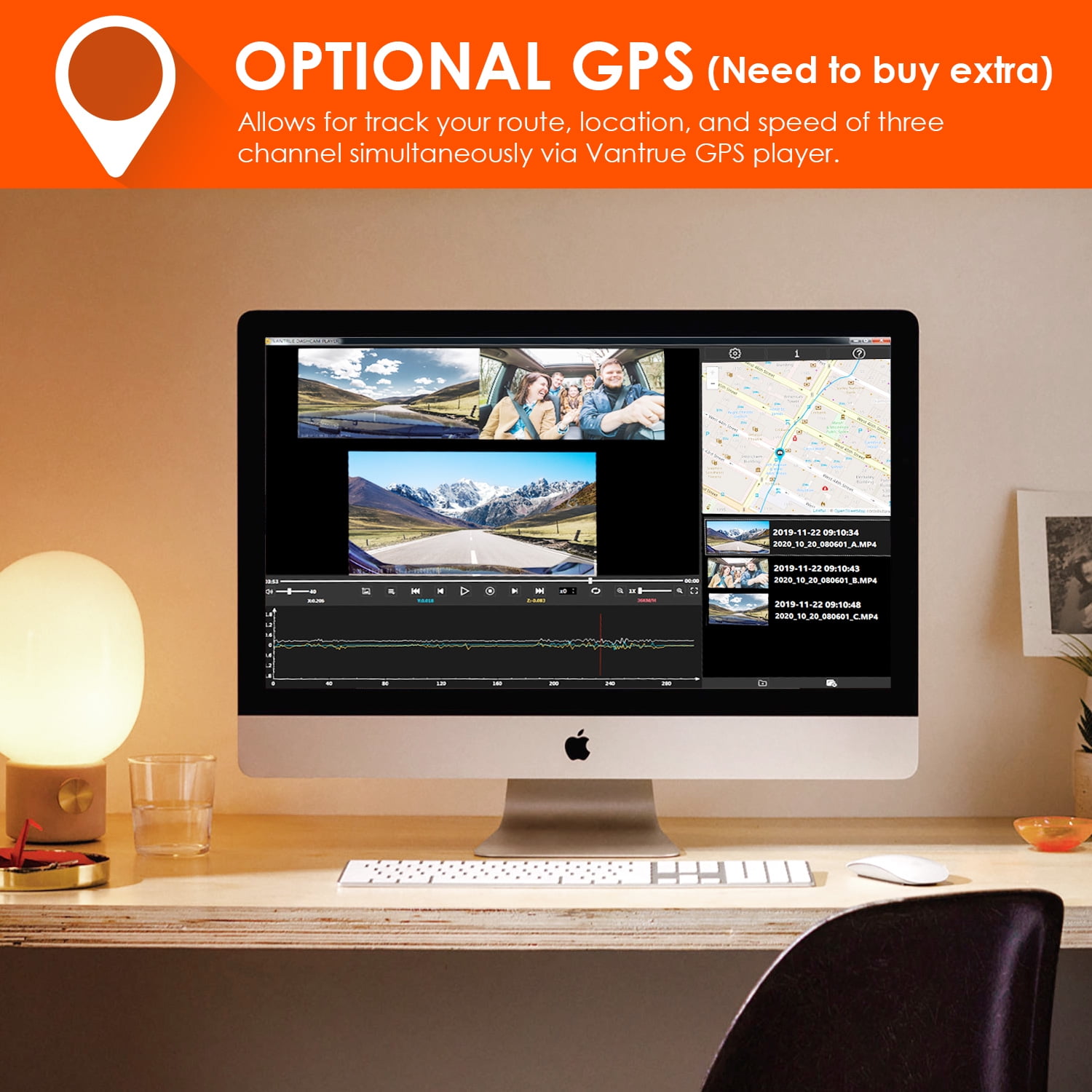 Vantrue Nexus 4 3 Channel 4K Dash Cam, 4K+1080P Front and Rear, 1440P+1440P Front and Inside, 1440P+1440P+1080P Three Way Triple Car Camera, IR Night Vision, 24 Hours Parking Mode, Support 512GB Max - Image 7