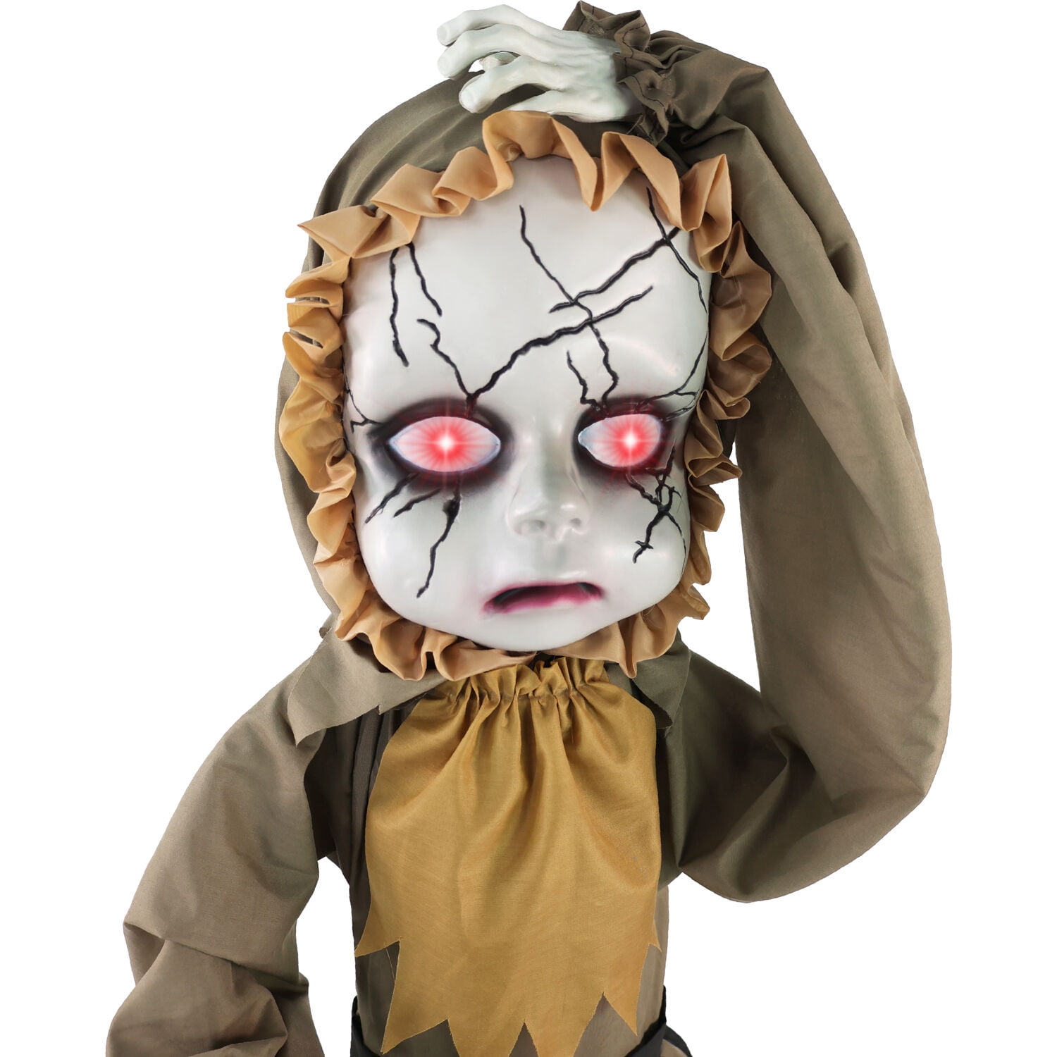 Haunted Hill Farm 5.25 ft Life Size Animatronic Demon Girl, Halloween Decoration, HHGIRL-9FLSA - Image 8
