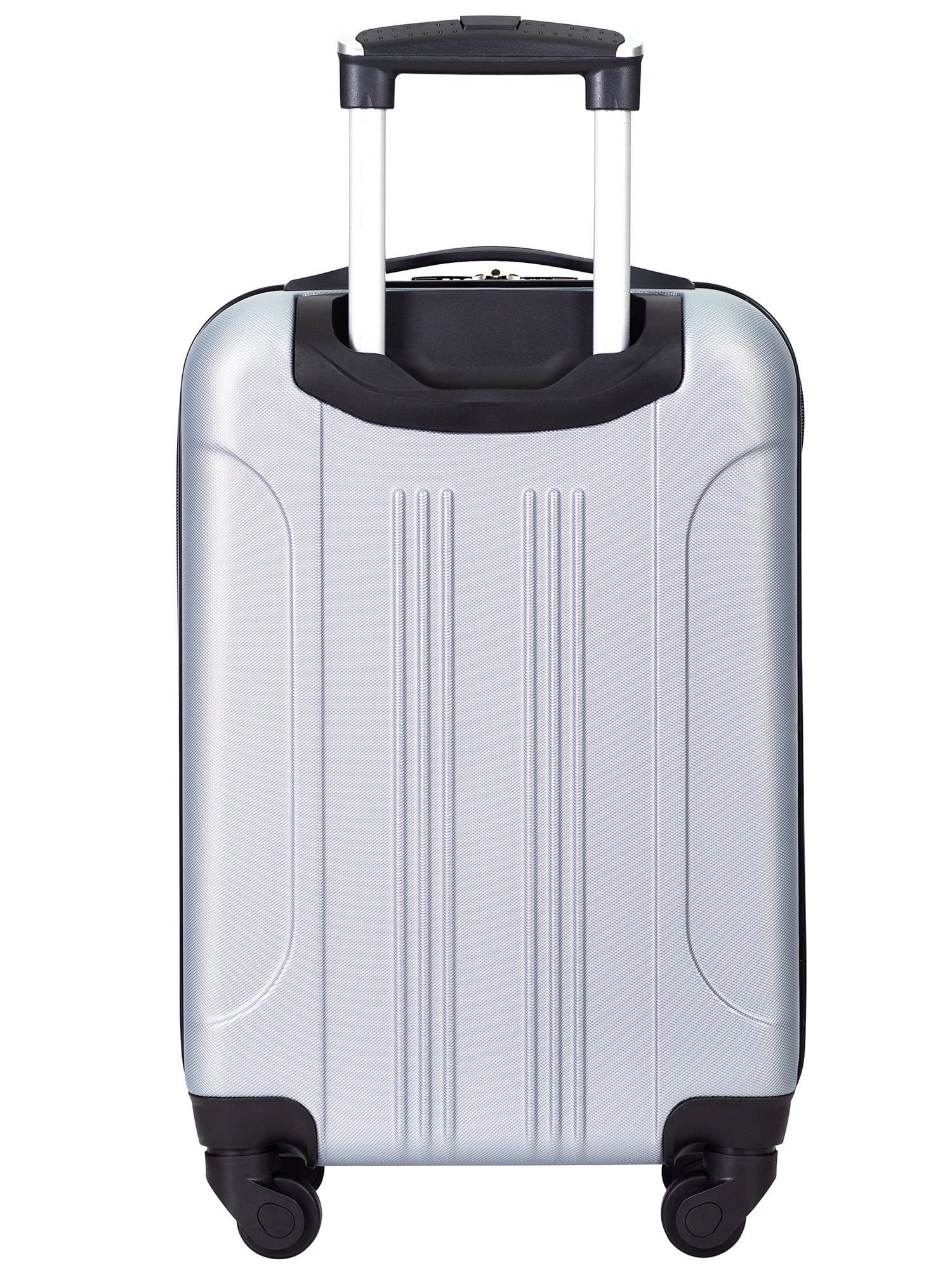 Travelers Club Hard Side 20-inch Spinner Rolling Carry-on Luggage, Silver - Image 7
