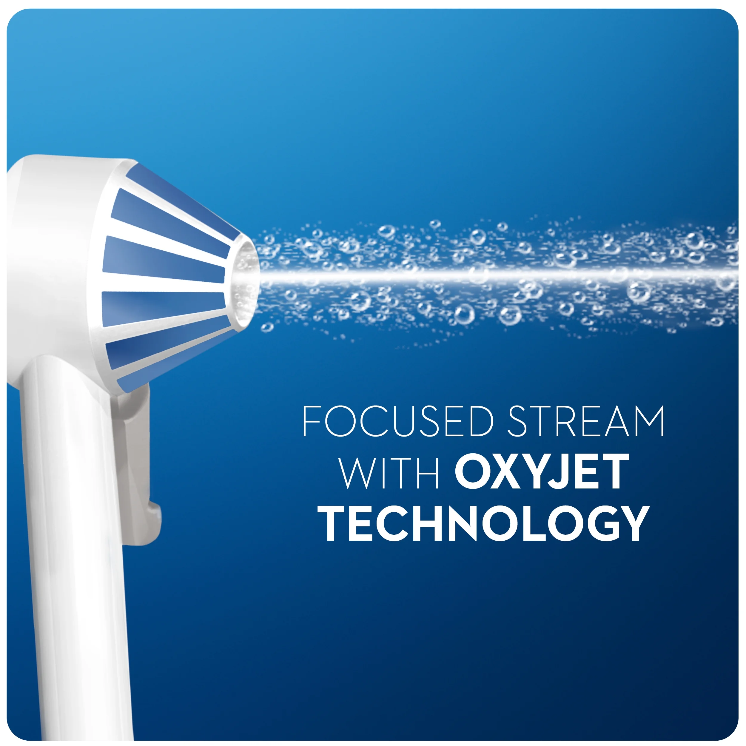 Oral-B Water Flosser Advanced, Portable Oral Irrigator Handle with 2 Nozzles, White - Image 6