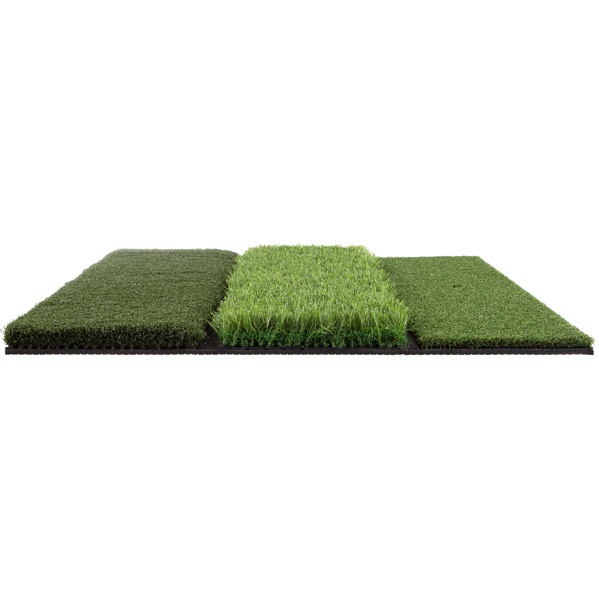 3-Level Turf Golf Mat - 24x24 Golf Training Mat with Fairway, Rough, and Driving Turf - Golf Practice Equipment with 6 Practice Tees by Wakeman - Image 3
