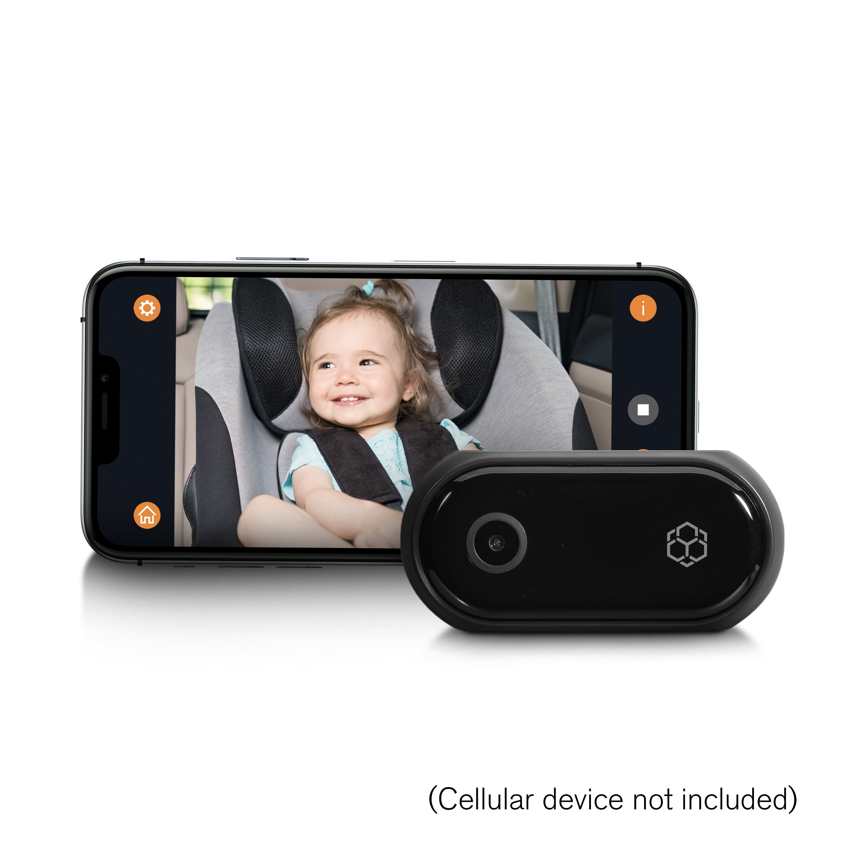 YADA Wireless in-Car 1080P Portable Baby Monitor Camera, Universal Compatibility, App Control and Record - Image 7