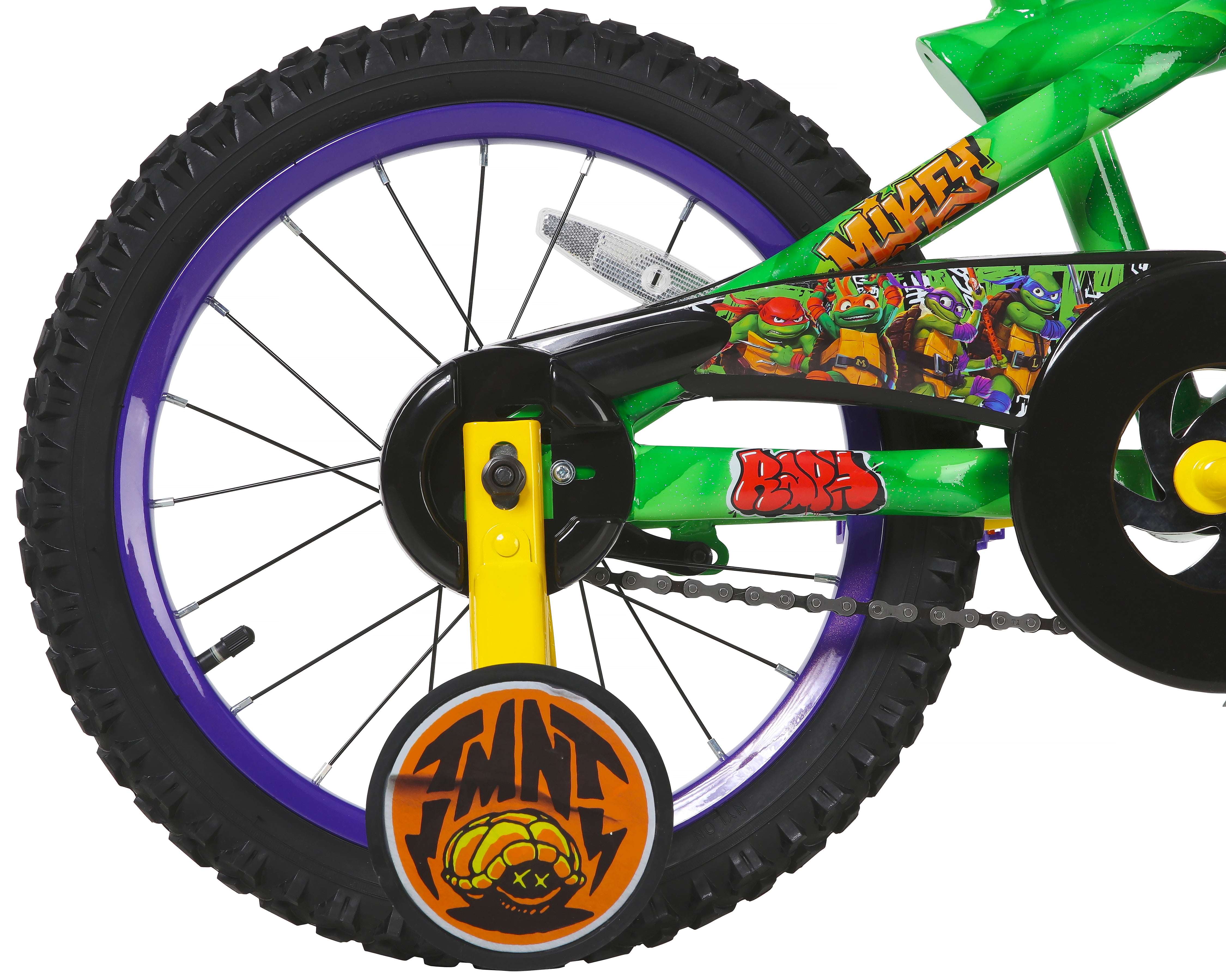 16" Dynacraft Teenage Mutant Ninja Turtles, Boys BMX Bike for Child 5-7 Years - Image 7