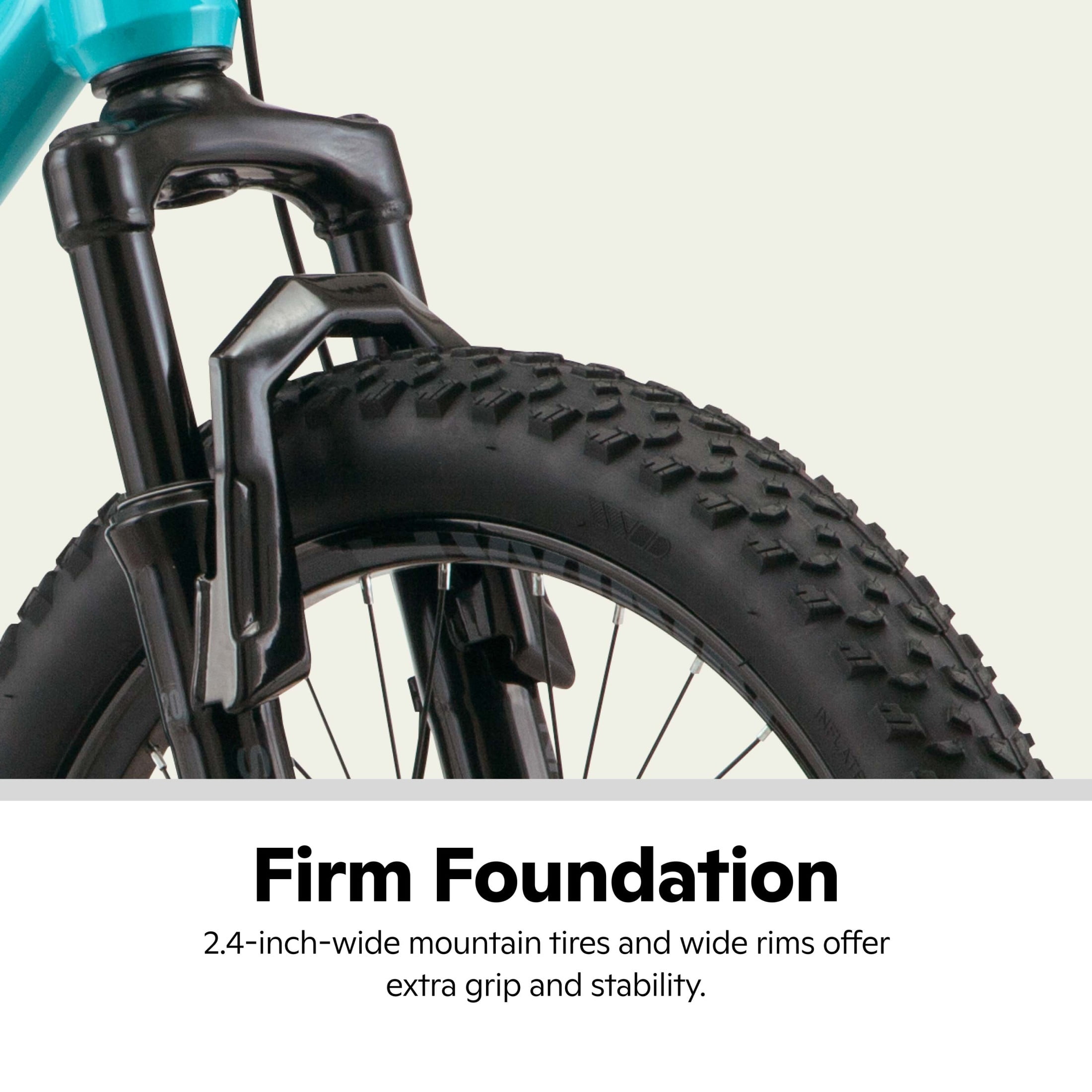 Schwinn 20" Axum Sport Kids Unisex Mountain Bike, Ages 8 and up, Teal - Image 3