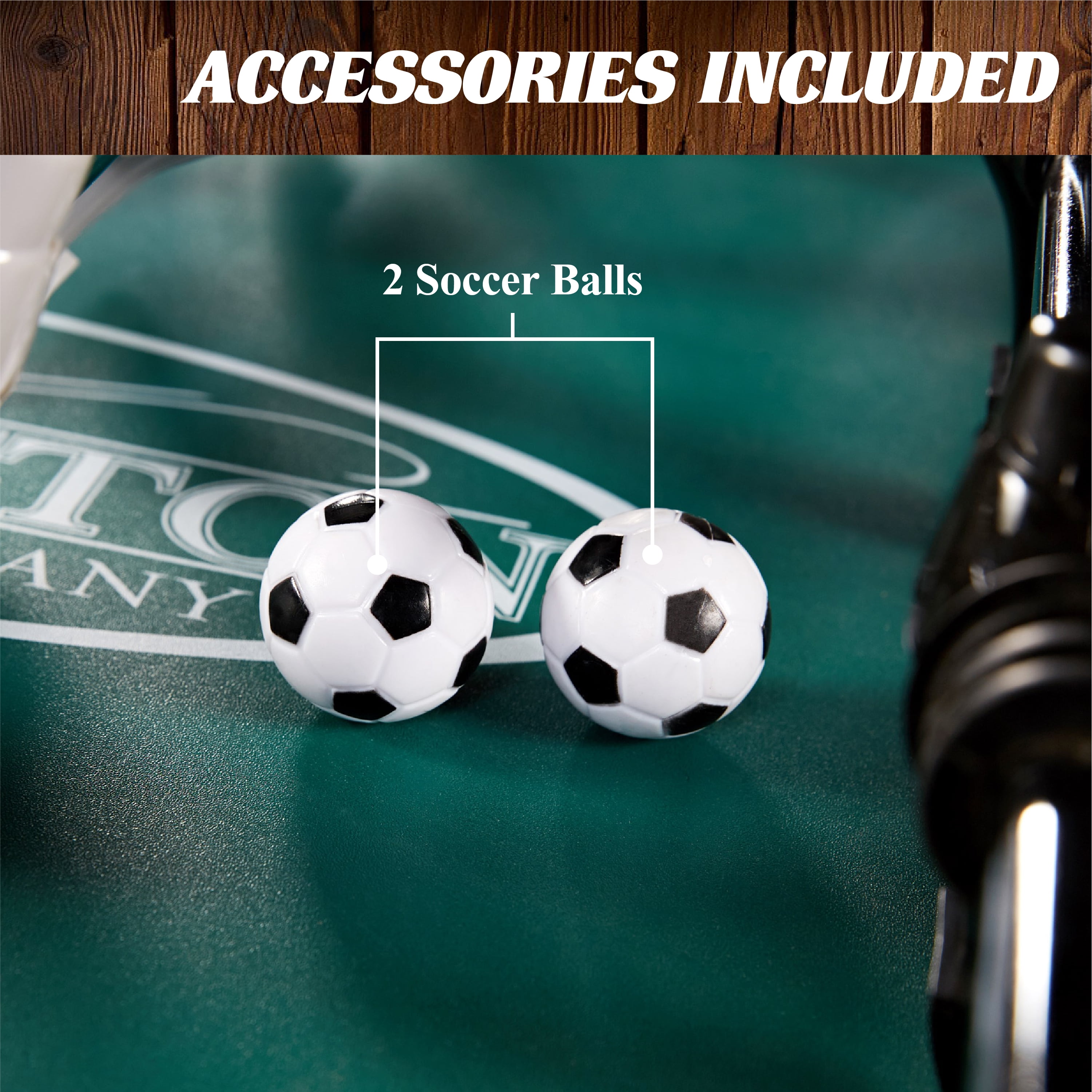 56" Premium Foosball Soccer Table, Furniture Style, by Barrington Billiards Company - Image 8