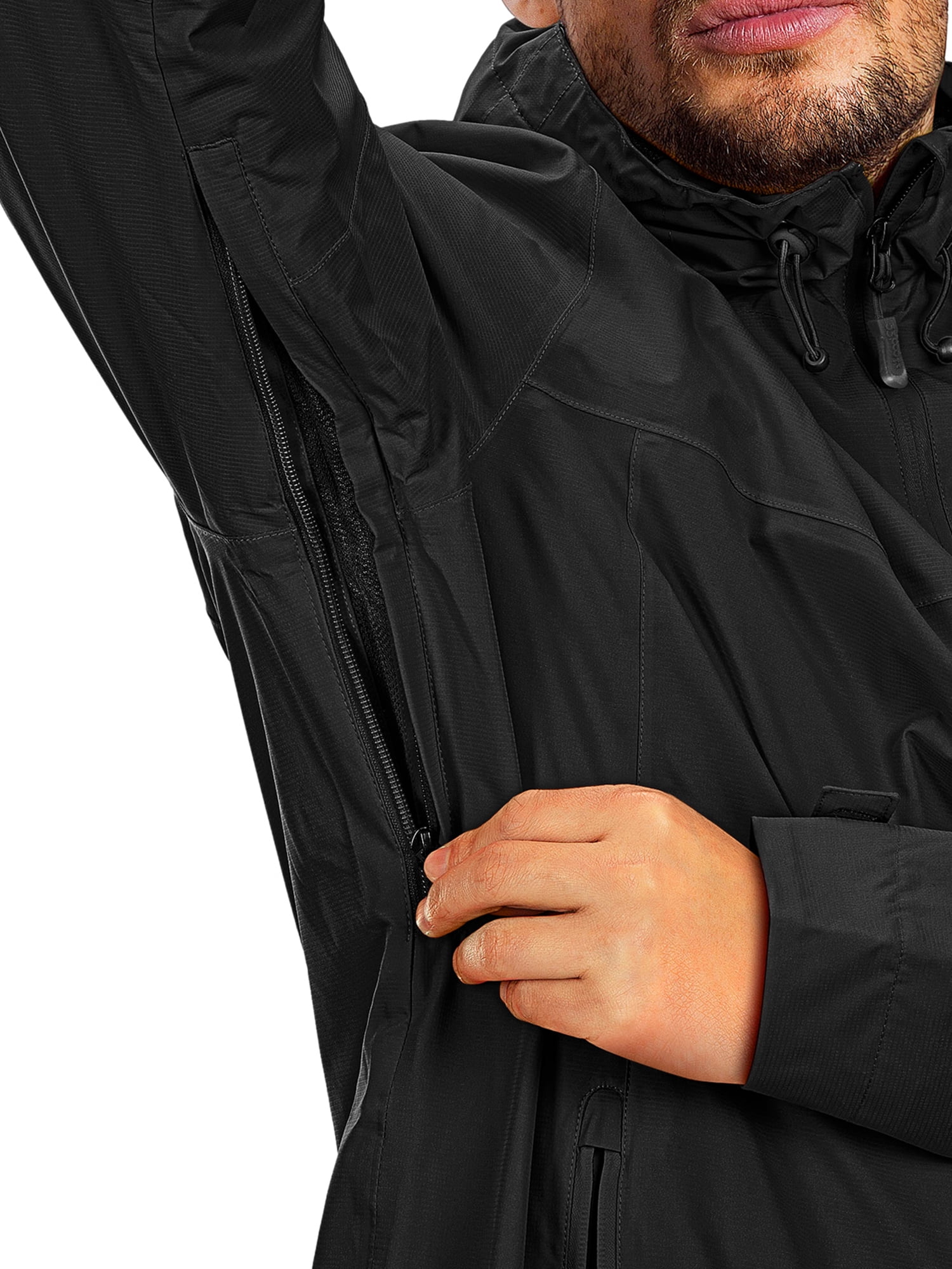 33,000ft Waterproof Lightweight Windbreaker Rain Jacket, (Men's L) - Image 6