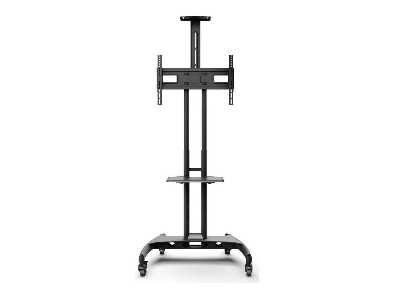Kanto MTM65PL Height Adjustable Mobile TV Stand with Adjustable Shelf for 37-inch to 65-inch TVs - Image 11