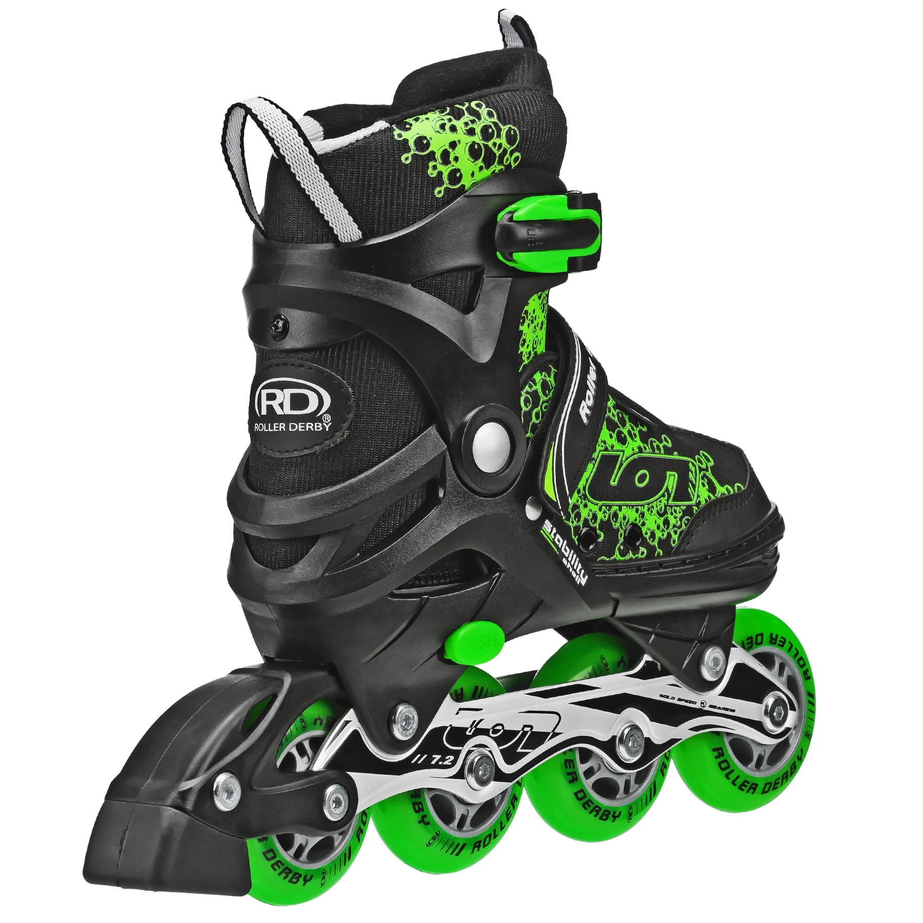 Roller Derby ION 7.2 Boy's Adjustable Inline Skate - Image 3