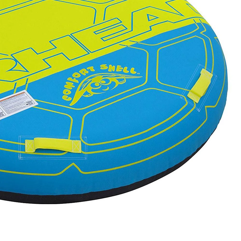 Airhead Comfort 75 Inch Deck Shell 3 Rider Inflatable Towable Boating Water Tube - Image 3