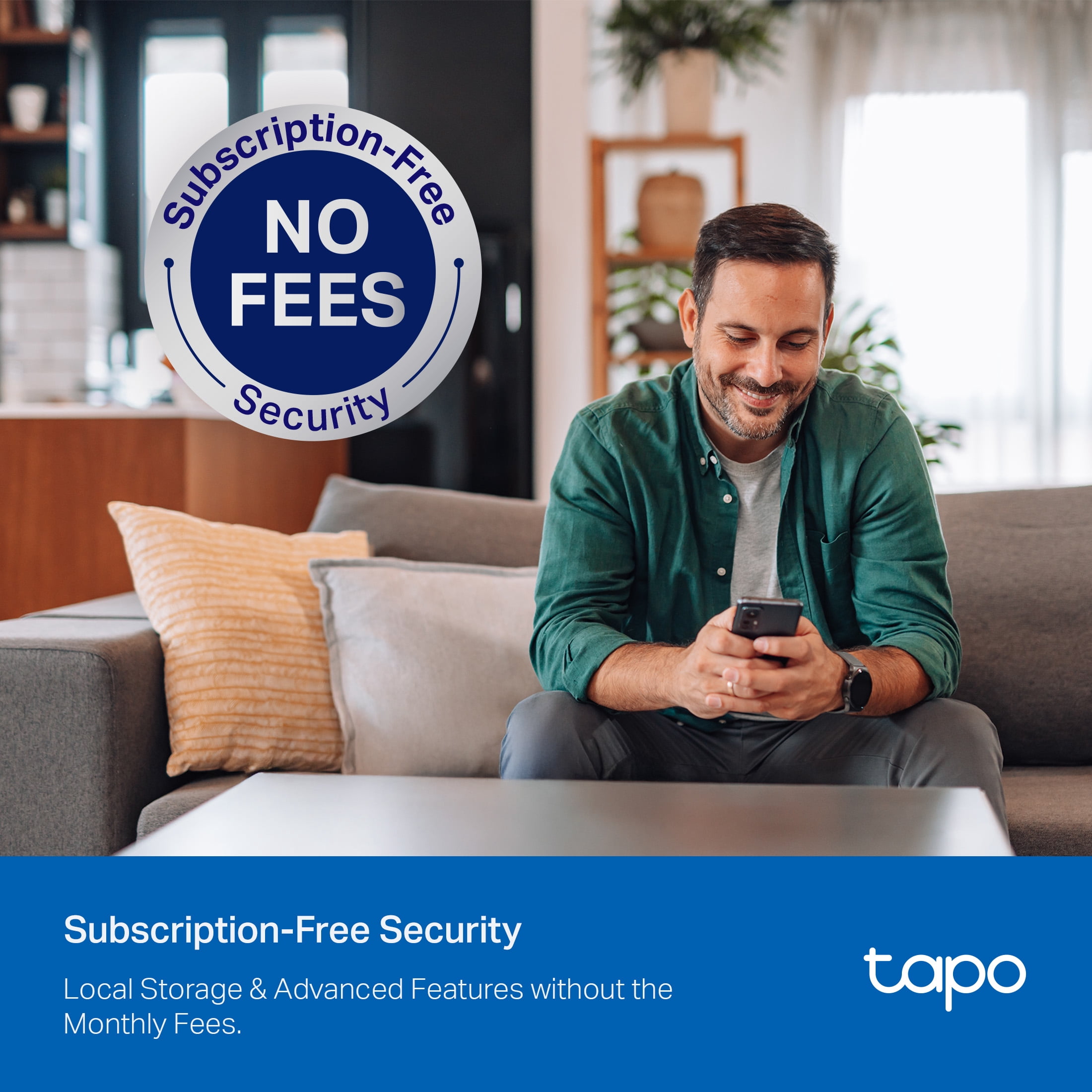 TP-Link Tapo Wireless Indoor/Outdoor 2K Security Camera, Waterproof, Rechargeable, Battery-Powered, Install Anywhere, Local or Cloud Storage - Subscription not Required, Two-Way Audio - TC82(2-pack) - Image 5