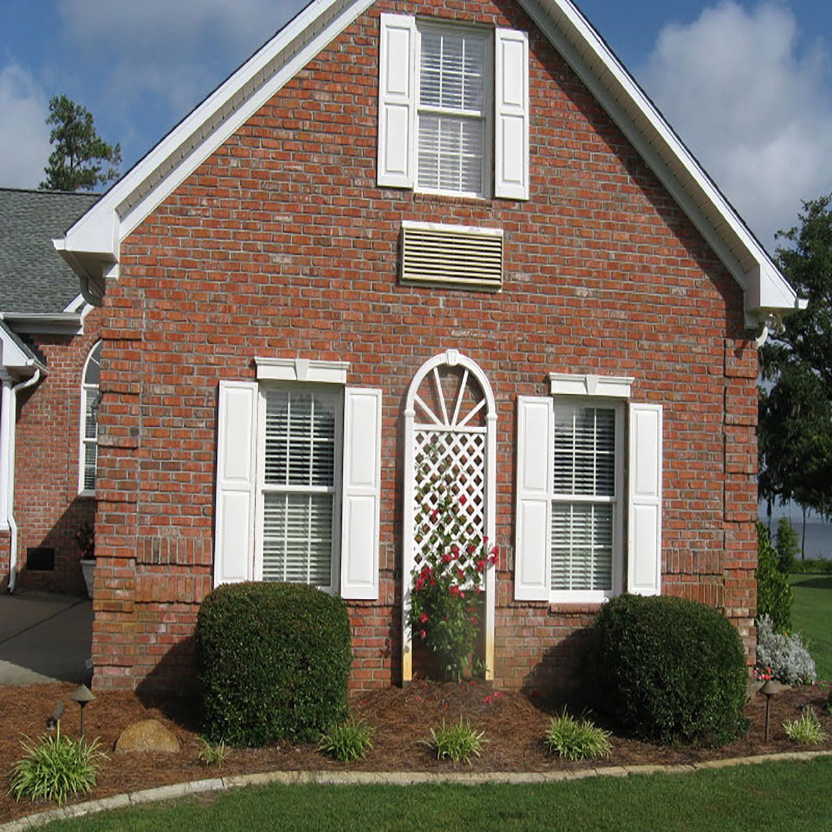 12"W x 35"H Lifetime Vinyl, Standard Two Equal Panels, Raised Panel Shutters, w/Installation Shutter-Lok's & Matching Screws (Per Pair), Bright White - Image 5