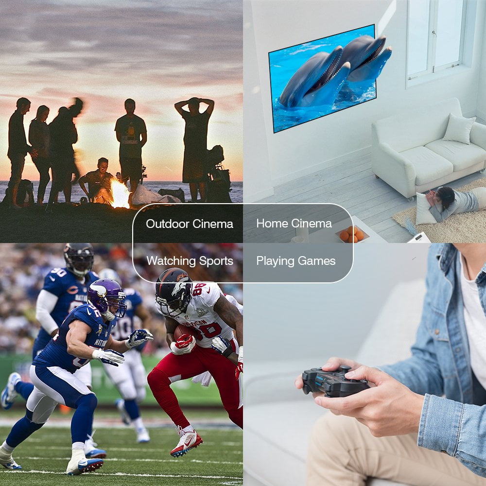 VANKYO Leisure 410 Native 720P LCD Home Theater Projector, Portable Projector compatiable with iOS/Android Connection, HDMI, PS4, VGA, USB for Home Entertainment & Outdoor Activities - Image 7