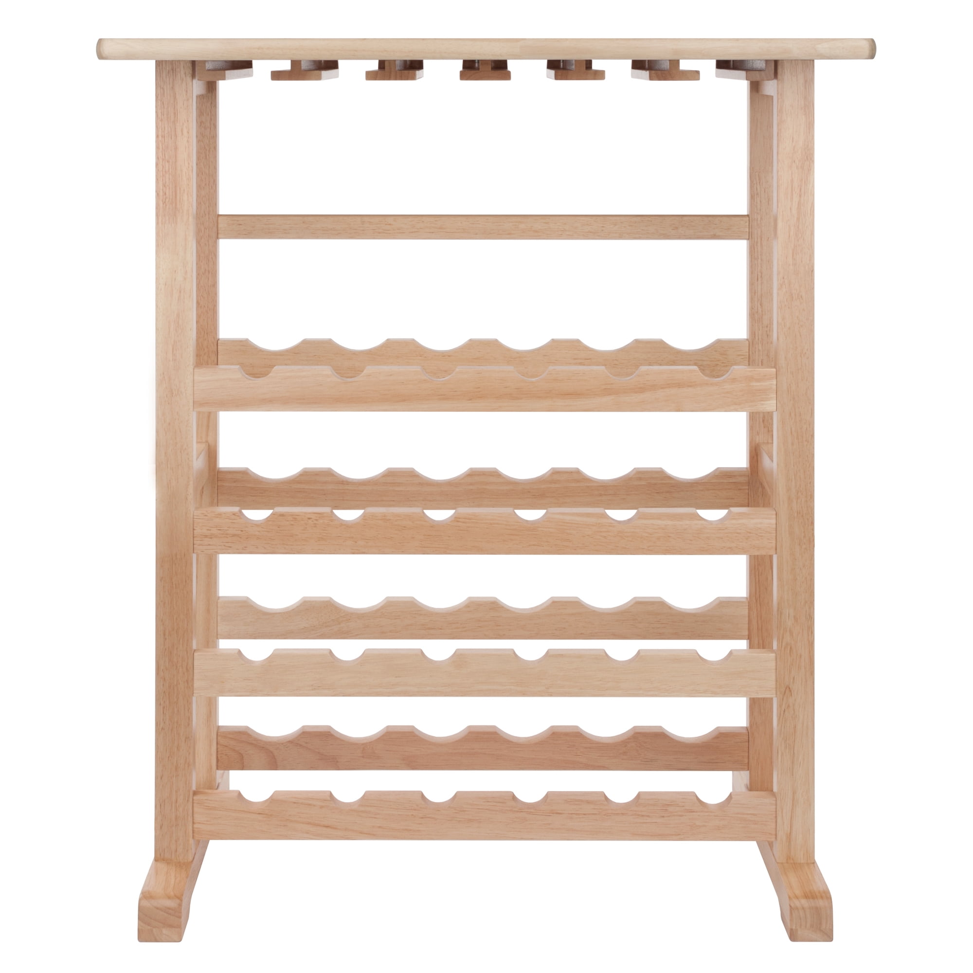 Winsome Wood Vinny 24-Bottle Wine Rack, Natural, Multiple Finishes - Image 7