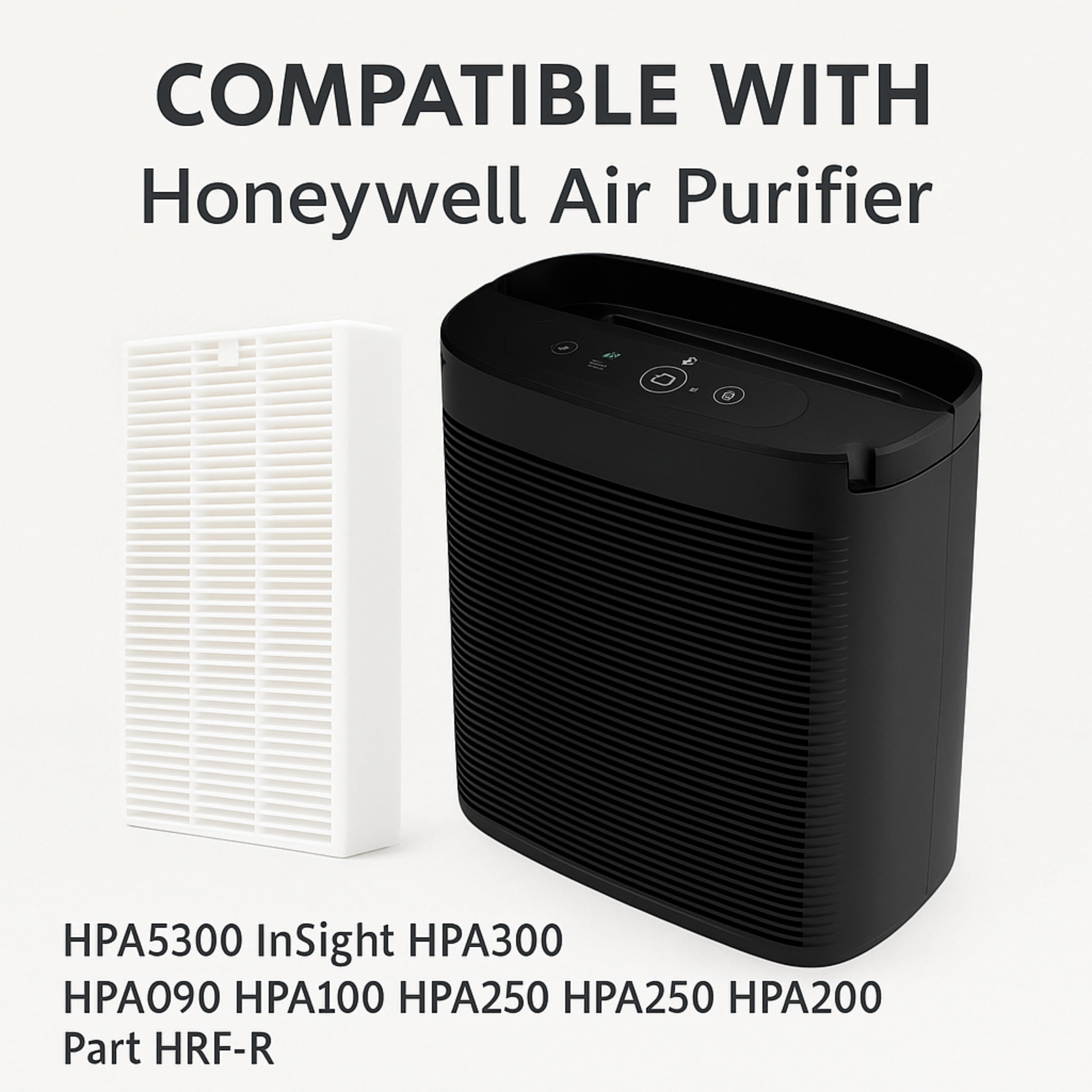 True HEPA Filter Replacement for Honeywell Air Purifier Models HPA300, HPA100 and HPA200 Compared With R Filter Part HRF-R2 - 6 Packs - Image 5
