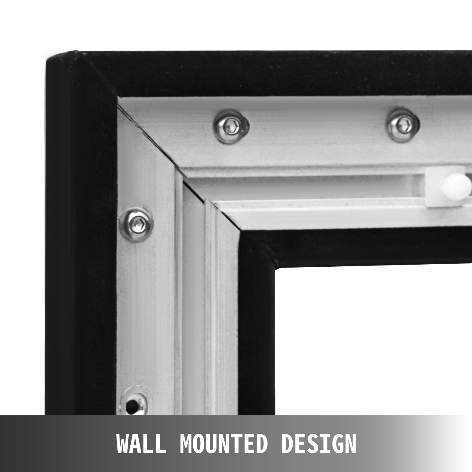 VEVOR 120" 16:9 Projector Screen Fixed Frame 4K HDTV Movie Theater 3D - Image 6