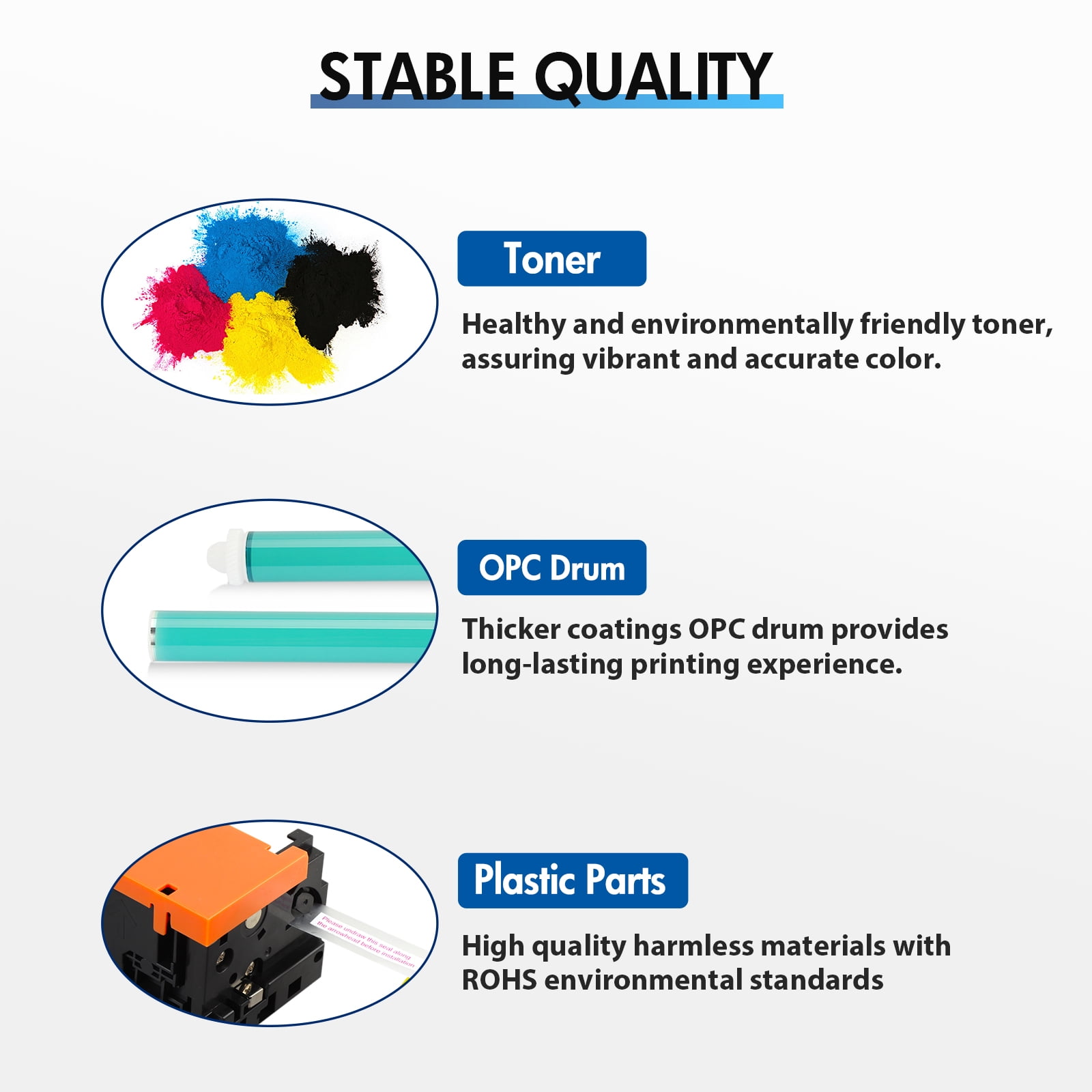 067H Toner Cartridge 4-Pack Compatible for Canon 067H 067 CRG-067H ImageCLASS MF656Cdw MF654Cdw MF653Cdw LBP633Cdw LBP632Cdw Series High Yield Printer Toner Ink (Black, Cyan, Magenta, Yellow) - Image 7