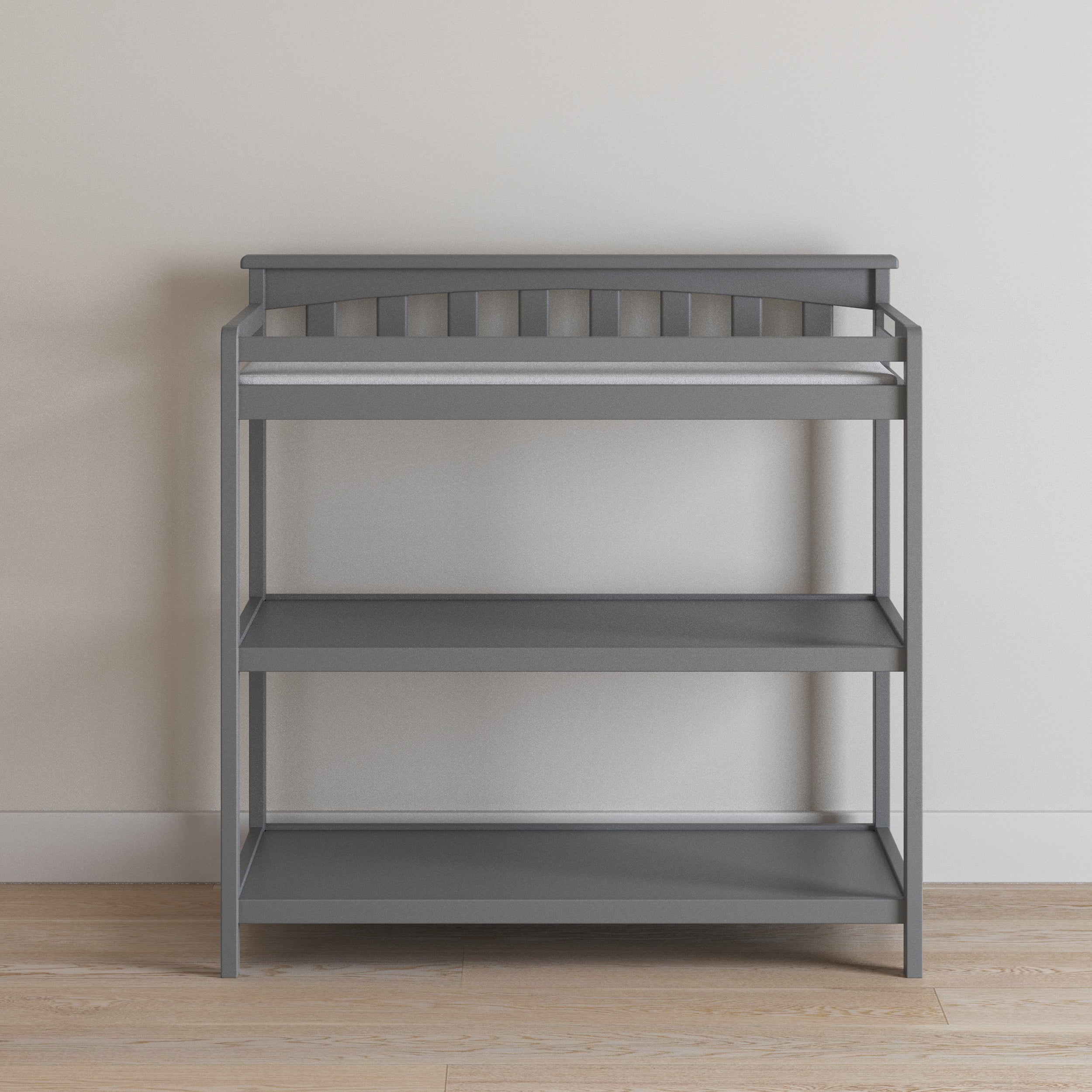 Child Craft Flat Top Changing Table, Cool Gray - Image 5