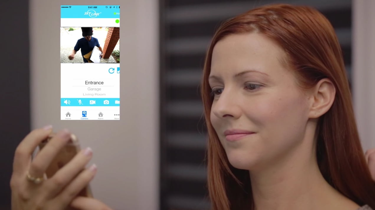 Skylink SK-250 Alarm Camera Deluxe Connected Wireless Security Home Automation System, iOS IPhone Android Smartphone, and Echo Alexa Compatible - Image 9