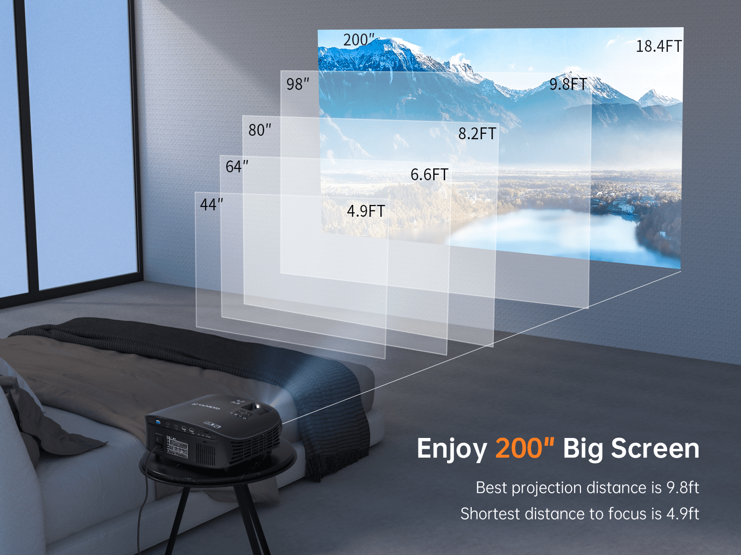 VANKYO Leisure 510W HD Projector, Portable Movie, Wireless connection Projector, with Built-in Office Software - Image 5