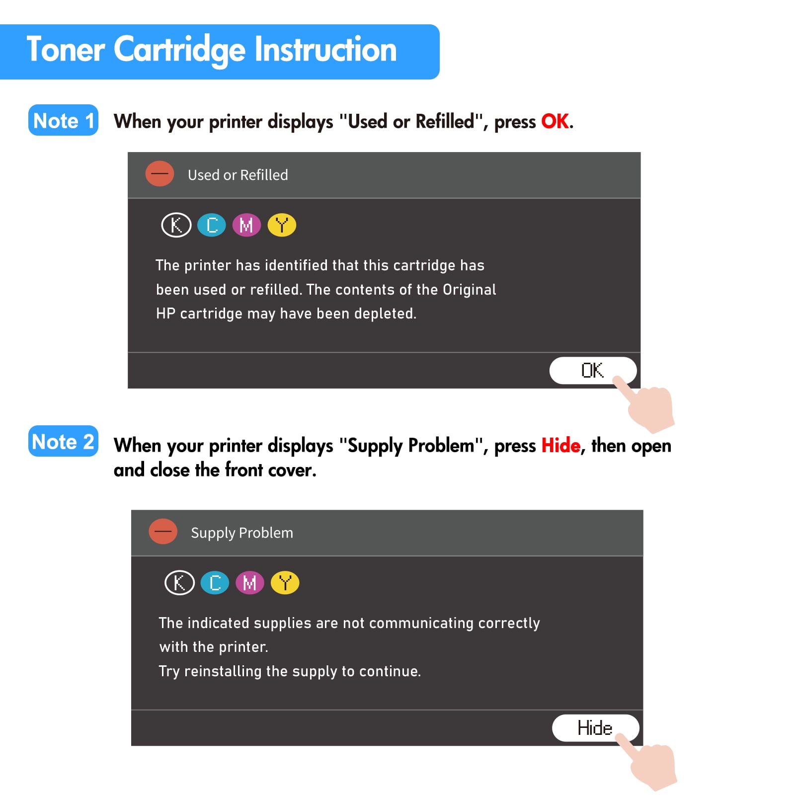218X Toner Cartridges No-Chip Compatible for HP 218X W2180X 3201dw Color Laserjet Pro MFP 3301sdw 3301fdw 3201dw 3301cdw 3301 3201 Printer Ink Black Cyan Yellow Magenta, 4-Pack W2180A 218A Toner - Image 7