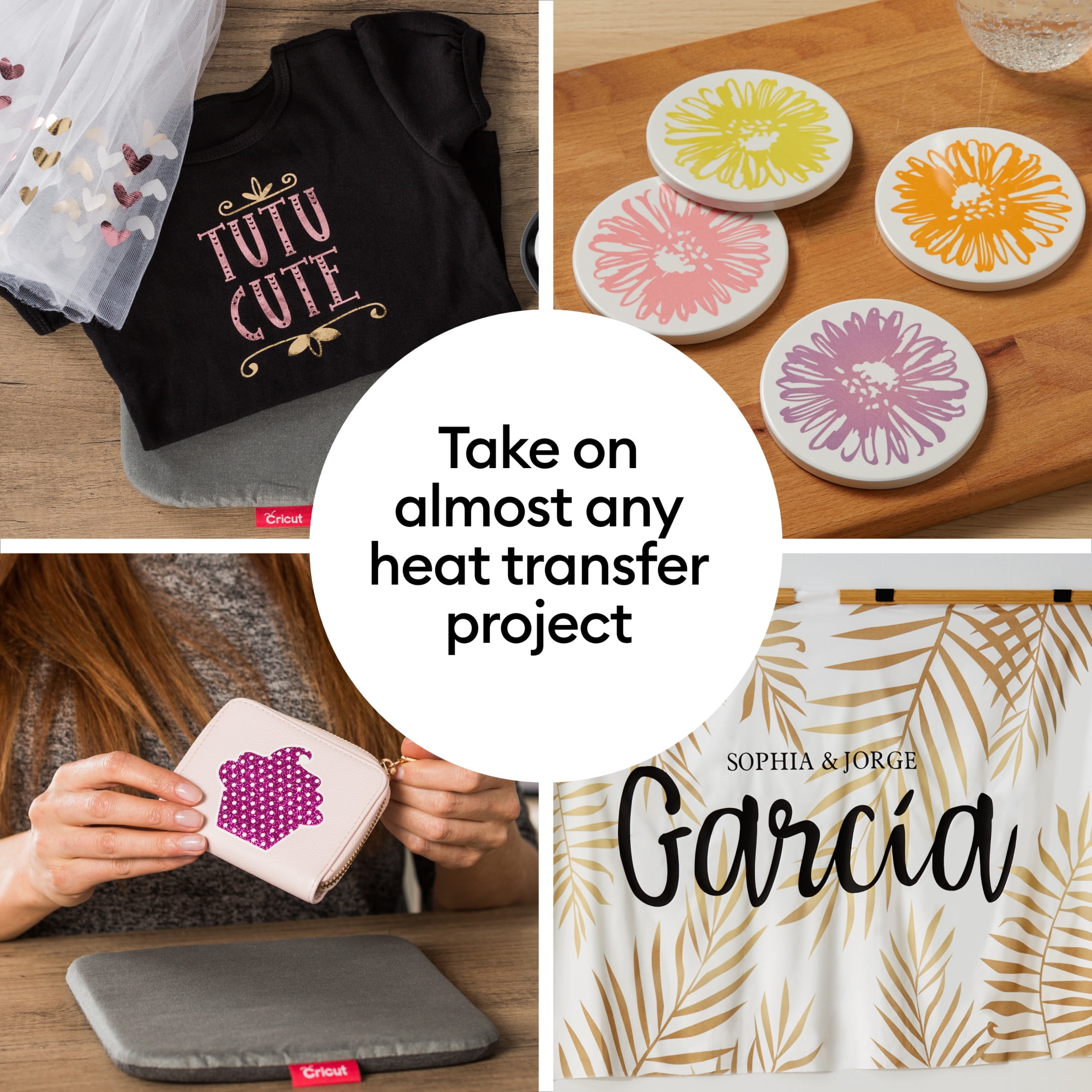 Cricut 12" x 10" Raspberry Easy Press, 2 Piece - Image 6