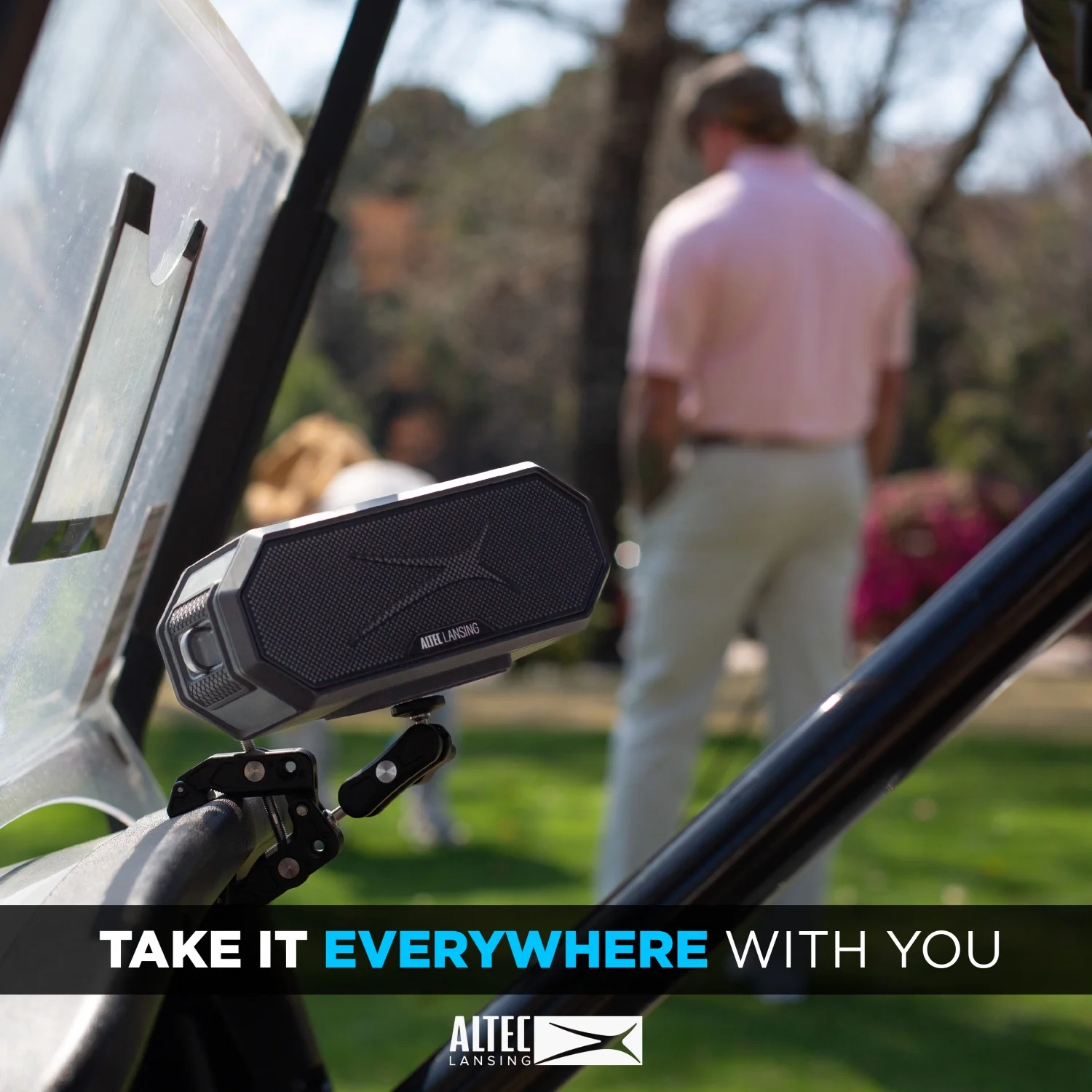 Altec Lansing Hydra Blast 2.0 LED Lighting Floatable Waterproof Wireless Magnetic Bluetooth Portable Speaker, Black, IMW1302 - Image 3