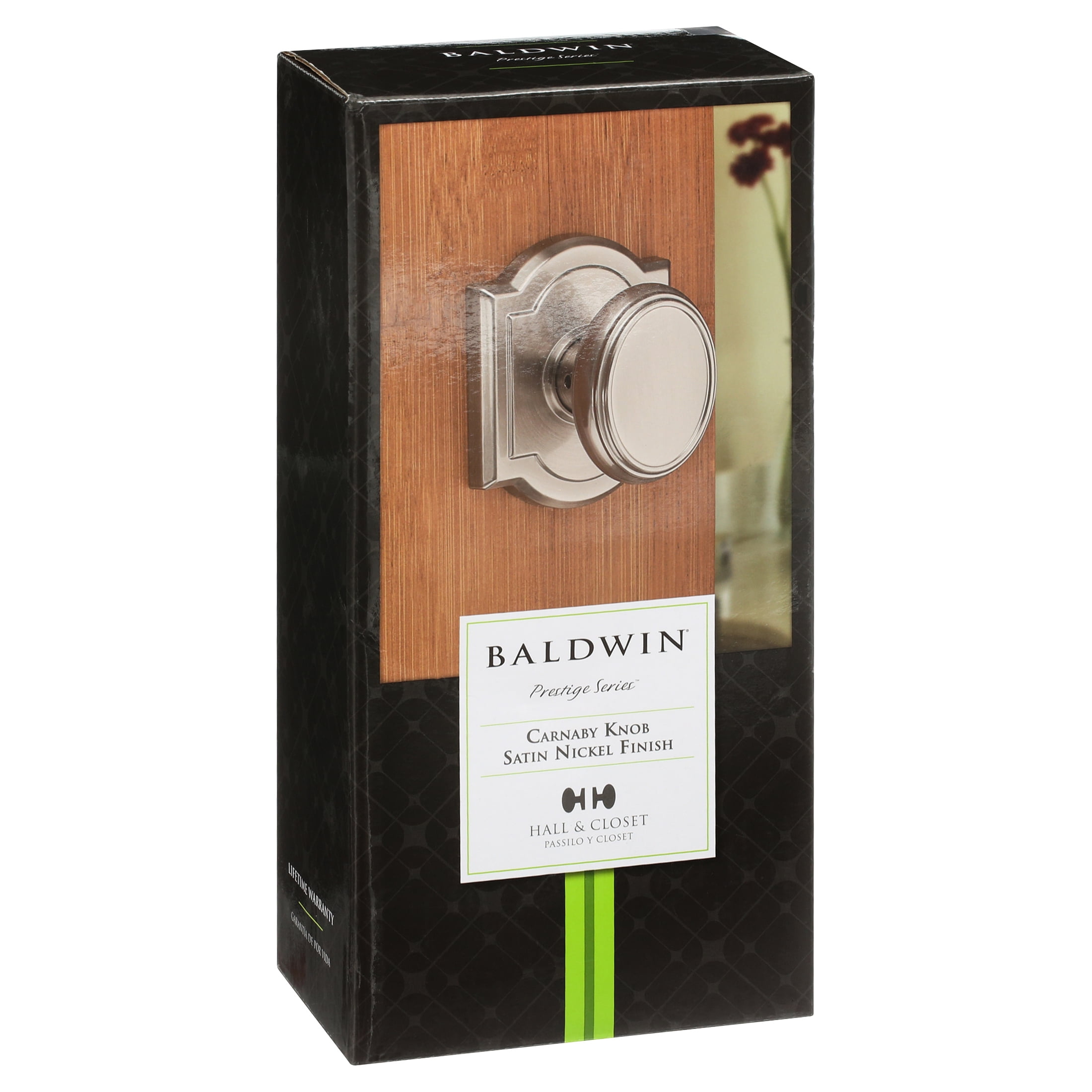 Baldwin Prestige Carnaby Hall/Closet Doorknob in Satin Nickel - Image 5